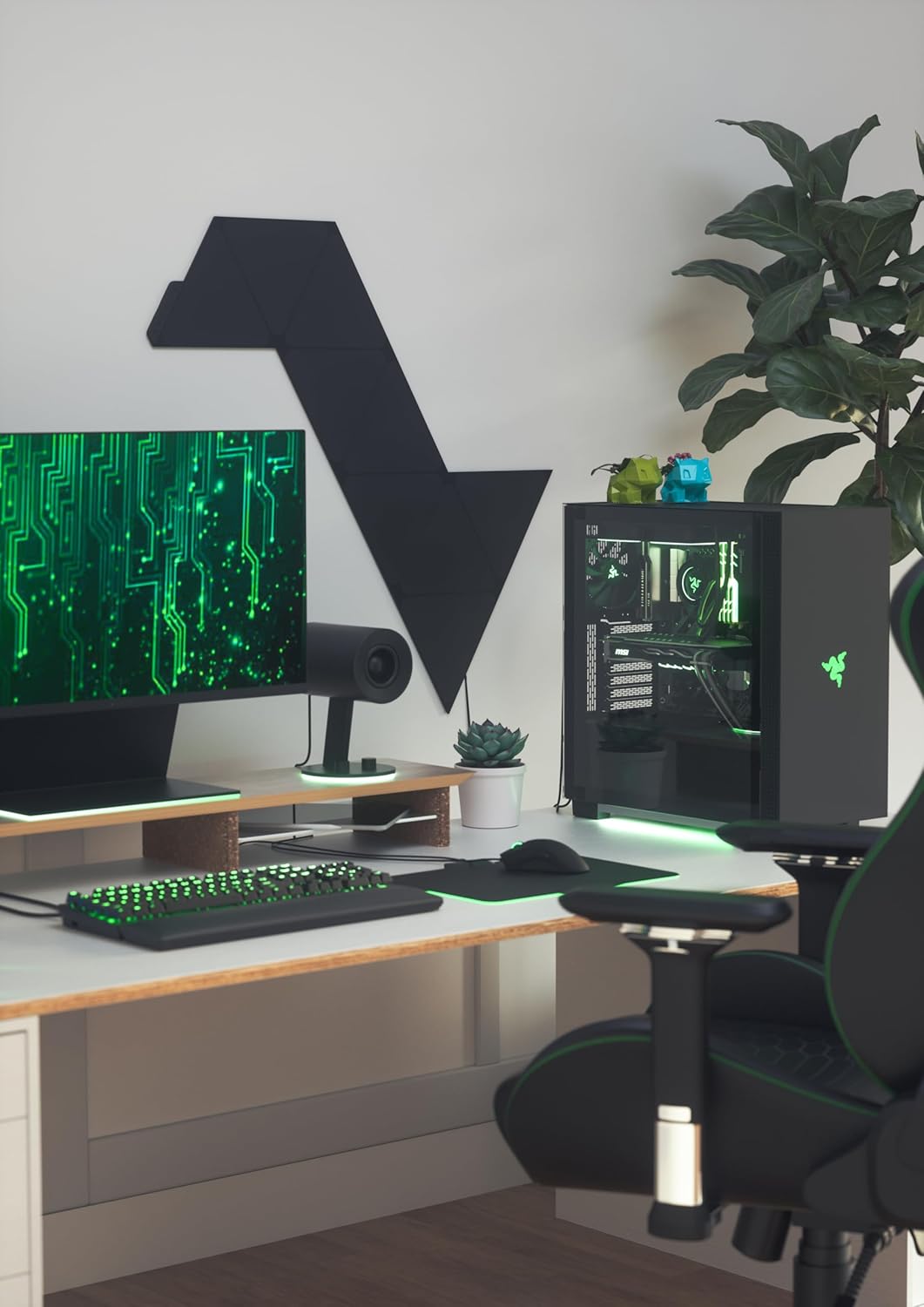 Thumbnail 3 de Nanoleaf Shapes Ultra Black - Paquete de 3 Triángulos LED 🟡