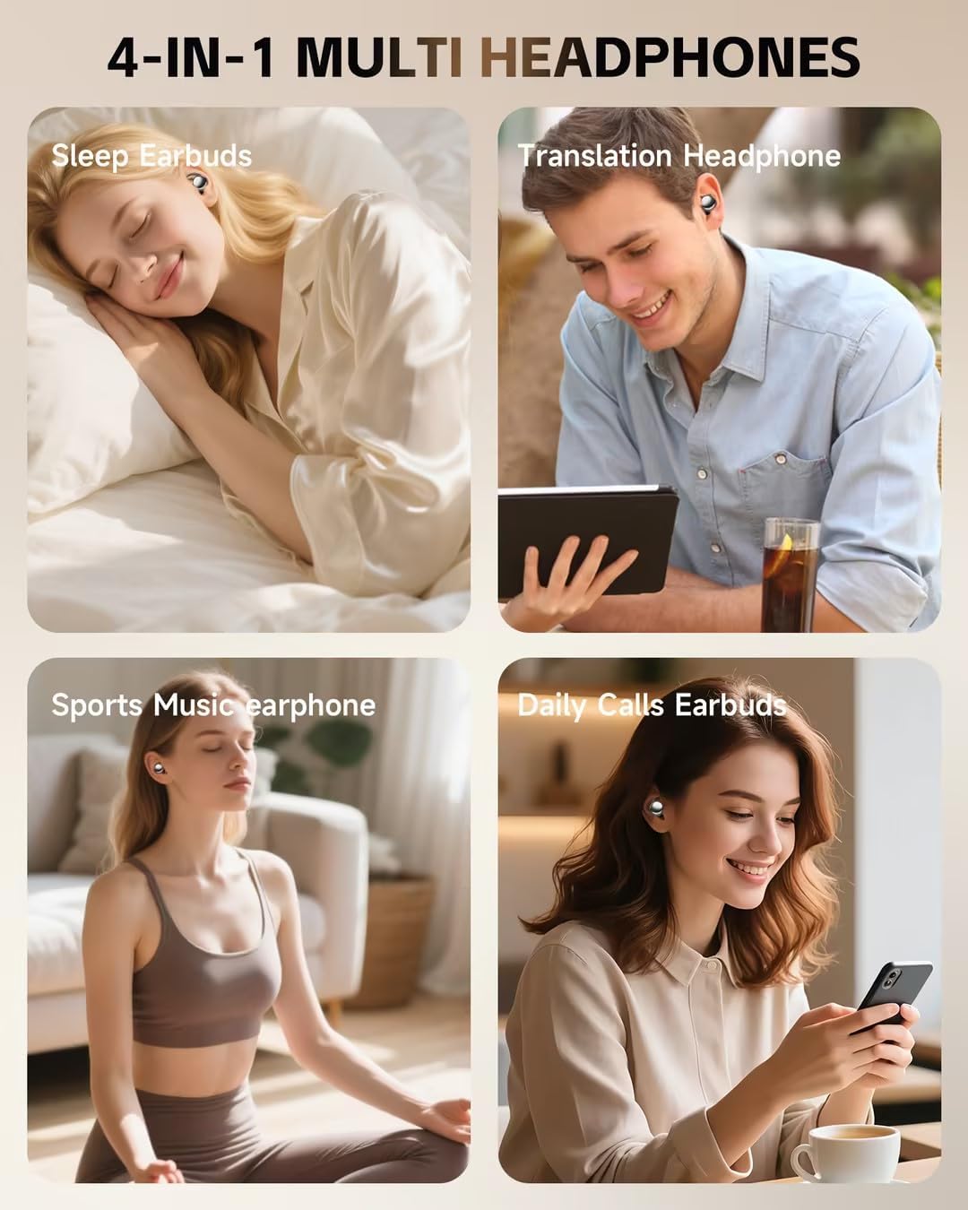 Thumbnail 6 de Paekole Sleep Earbuds Bluetooth 6.1