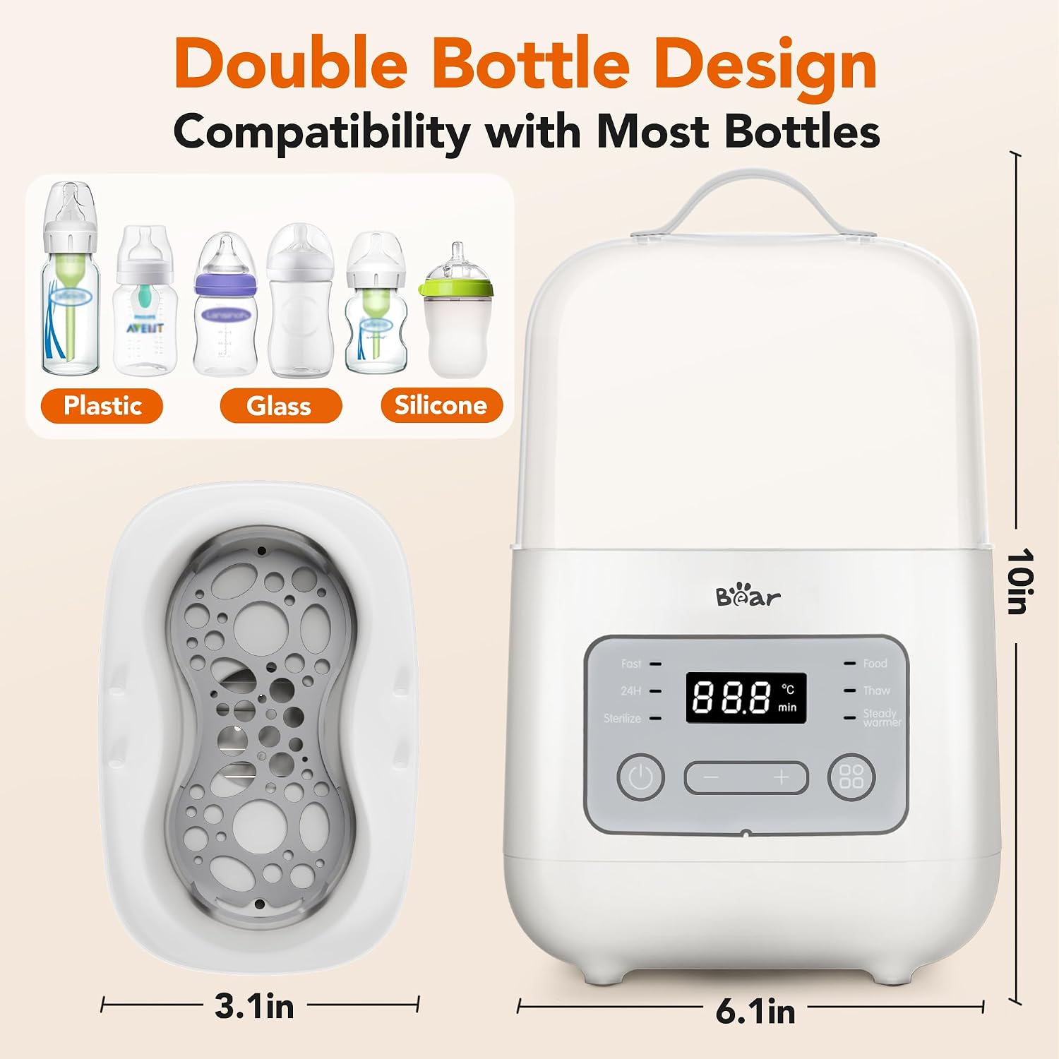 Thumbnail 5 de Bear Bottle Warmer double bottle 3–7 min
