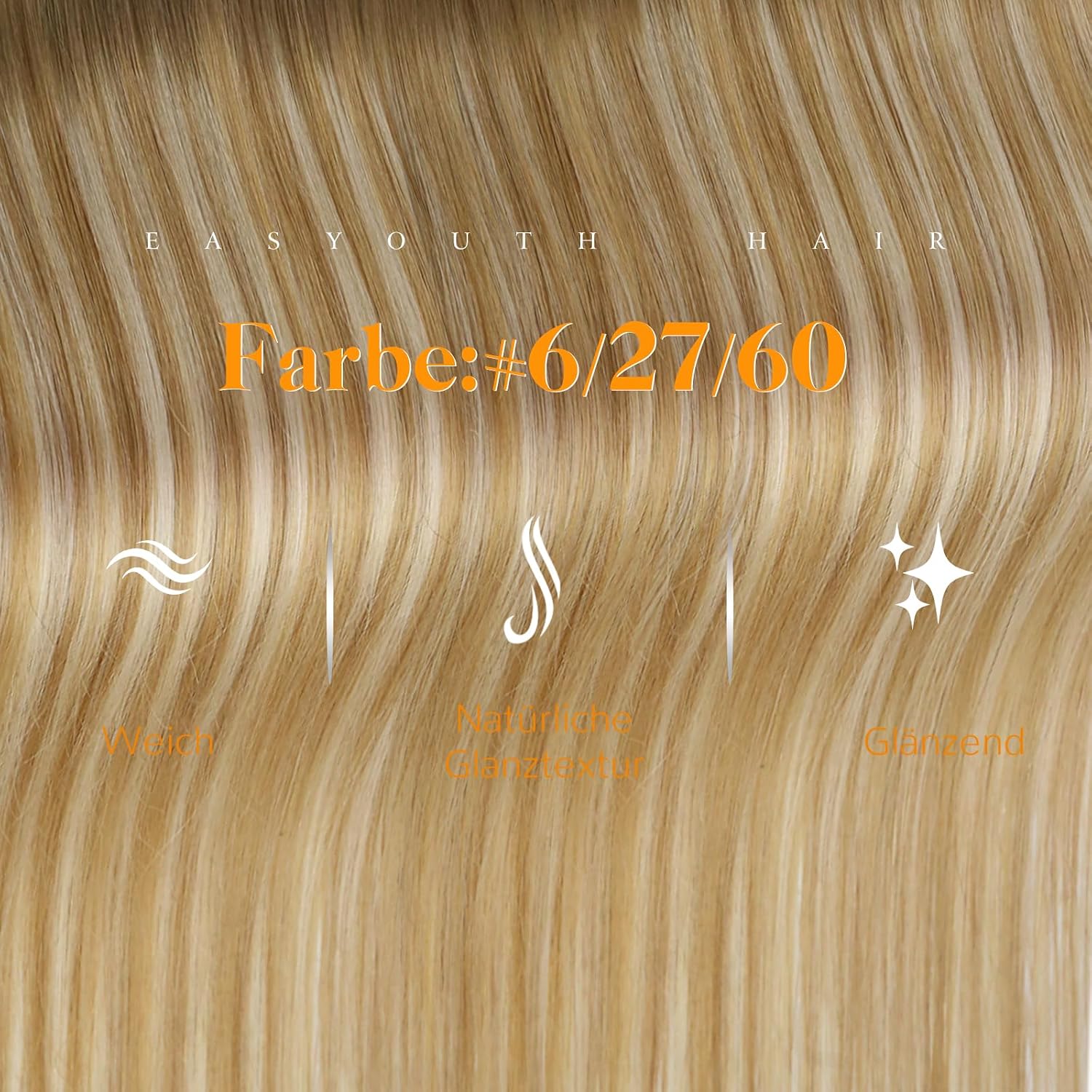 Detalle de Easyouth Tape in Extensions 30 cm Echthaar