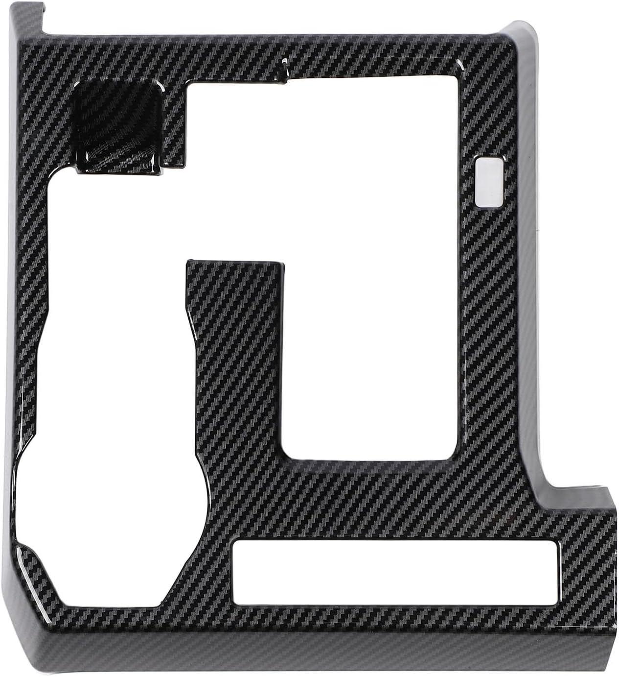 Detalle 1 de KIMISS Gear Shift Box Panel Cover for Tacoma 2024, Carbon-Fibre-Style ABS Trim