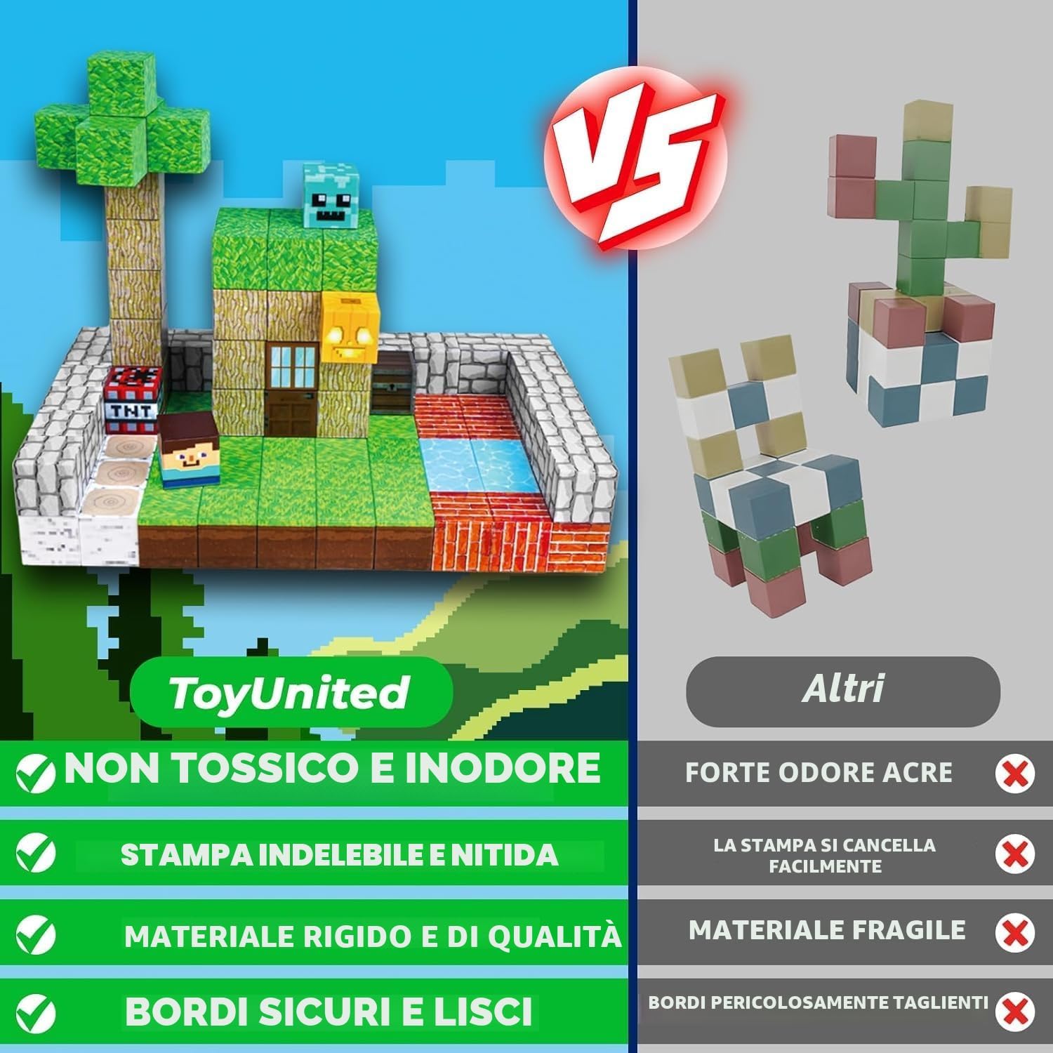 Detalle 2 de ToyUnited Set di 150 mattoncini magnetici Nightmare 150