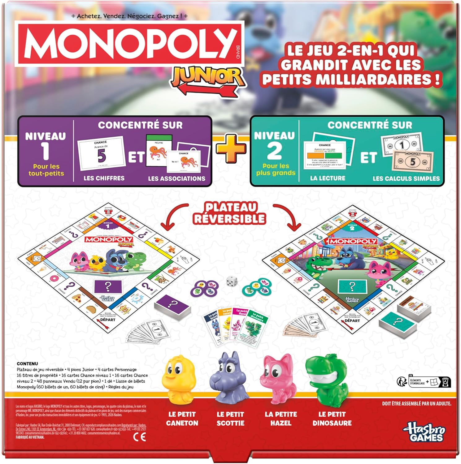 Thumbnail 6 de Monopoly Junior édition 2026 Jeu de Plateau