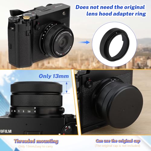 Detalle de Haoge MC UV Objektivschutzfilter für Fujifilm GFX100RF – Schutz und Klarheit ohne Adapter