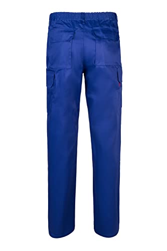 Detalle de VELILLA 345 Pantalón Multibolsillos en color Azulina, Talla 52