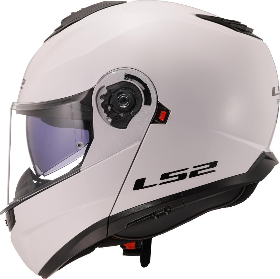 Thumbnail 4 de LS2 Strobe II Modulare - Casco Moto Gloss White, taglia M