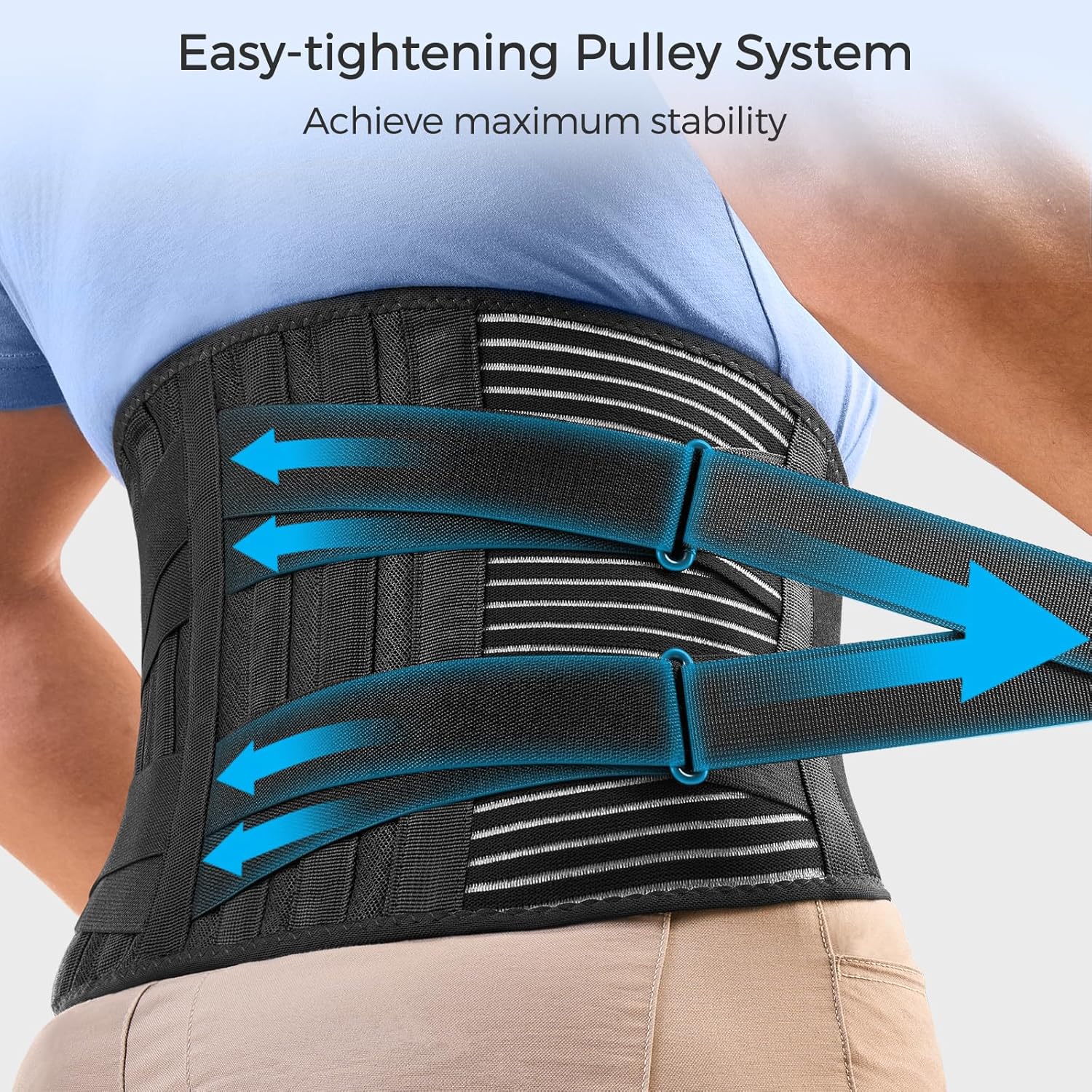 Thumbnail 5 de FREETOO lumbar back brace with 6 stays