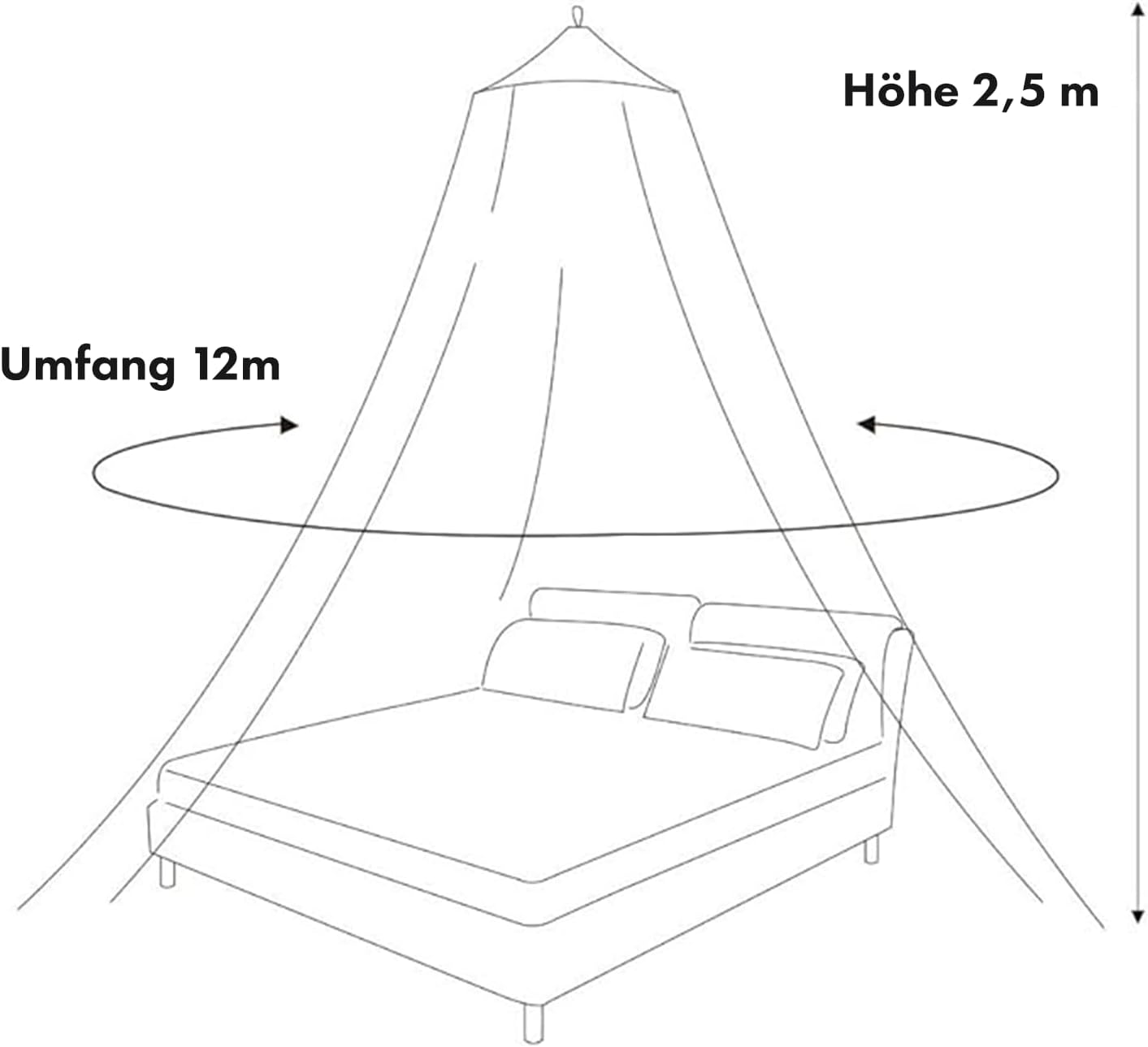 Thumbnail 5 de Twinkle Star Moskitonetz Bett für Doppelbett 2,5 m