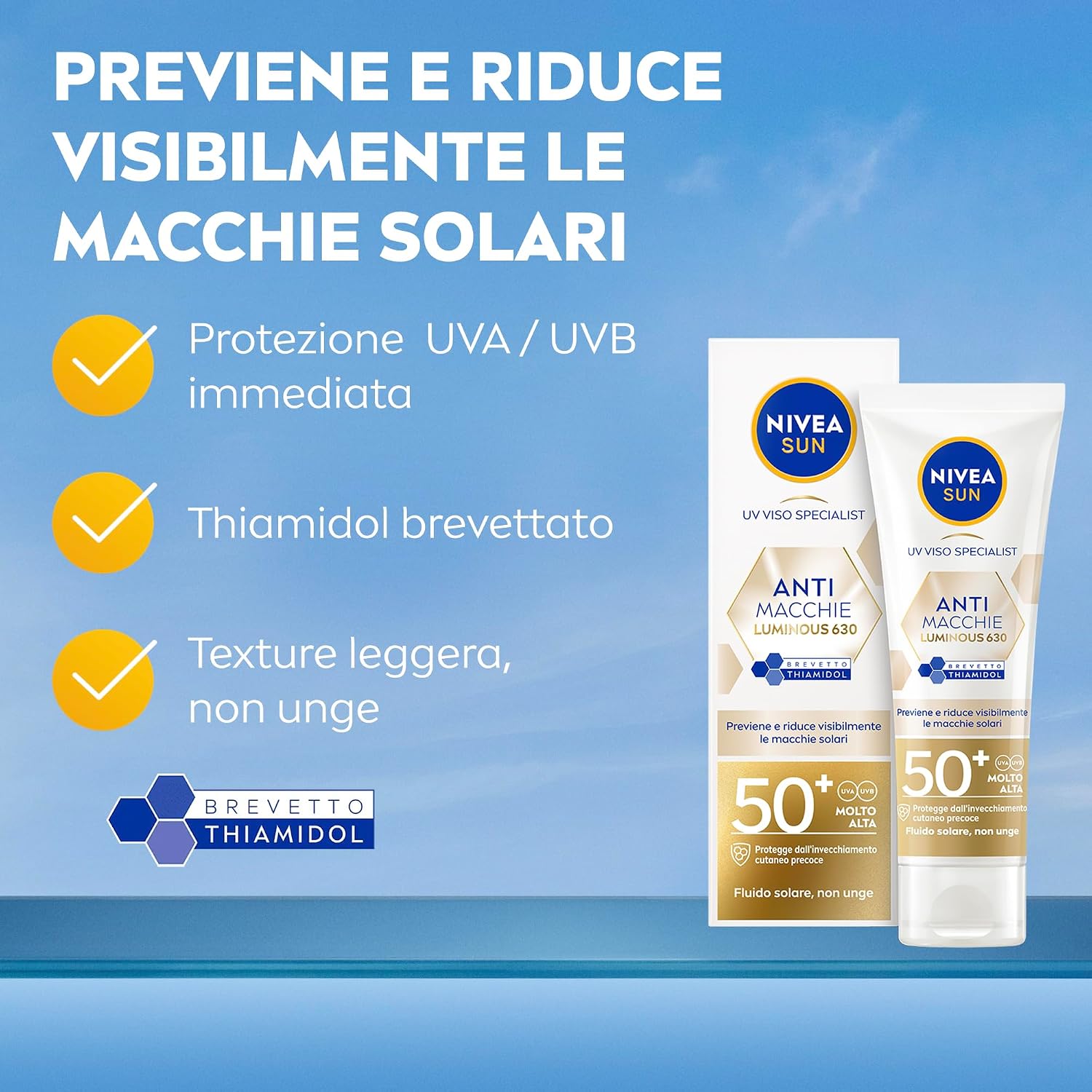 Detalle 2 de NIVEA SUN Luminous630 Crema Viso 40 ml