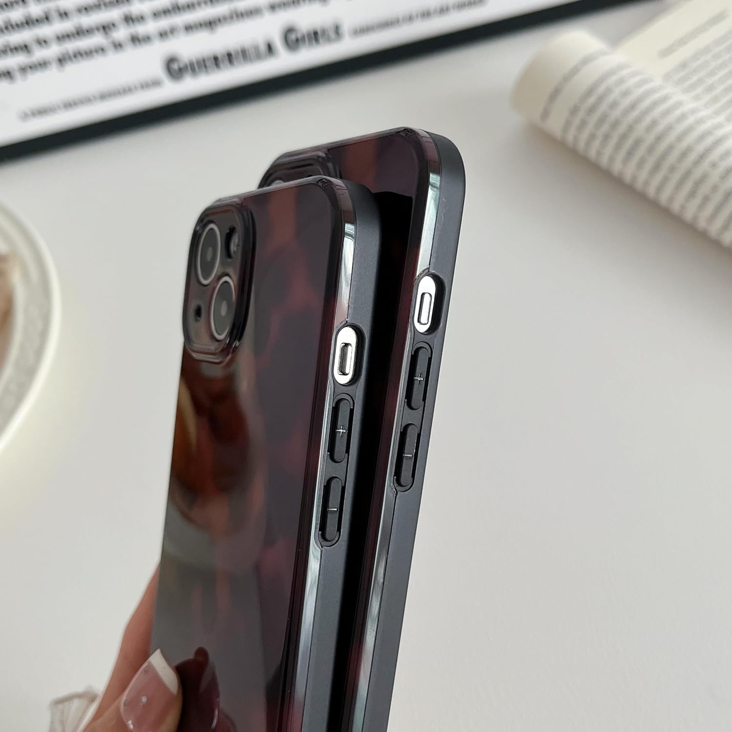 Thumbnail 2 de TQLGY iPhone 13 Pro Case Leopard Brown