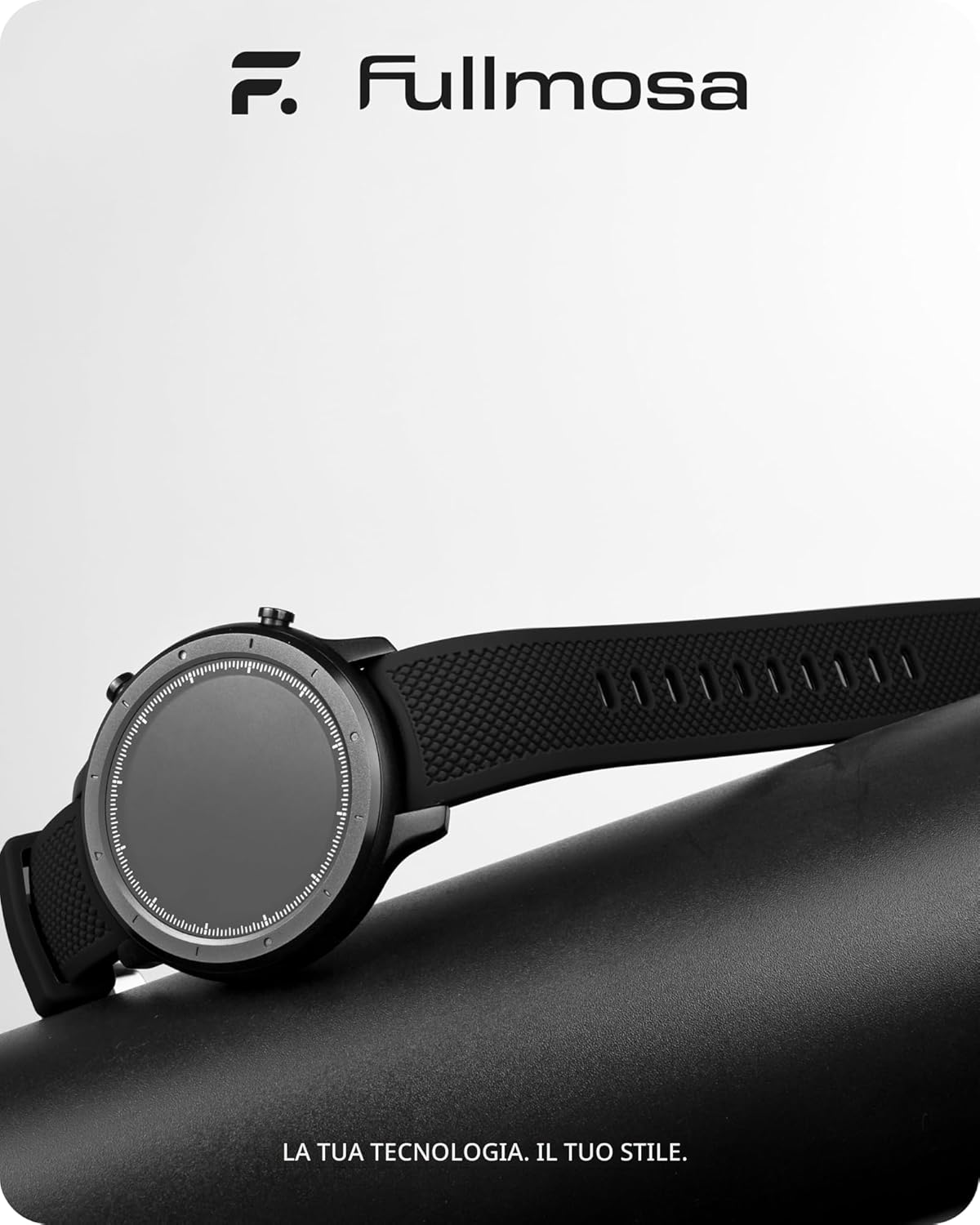 Detalle 2 de Fullmosa cinturino sportivo in silicone 22 mm per smartwatch (anche curvo), compatibile con Samsung Galaxy Watch e Garmin Forerunner