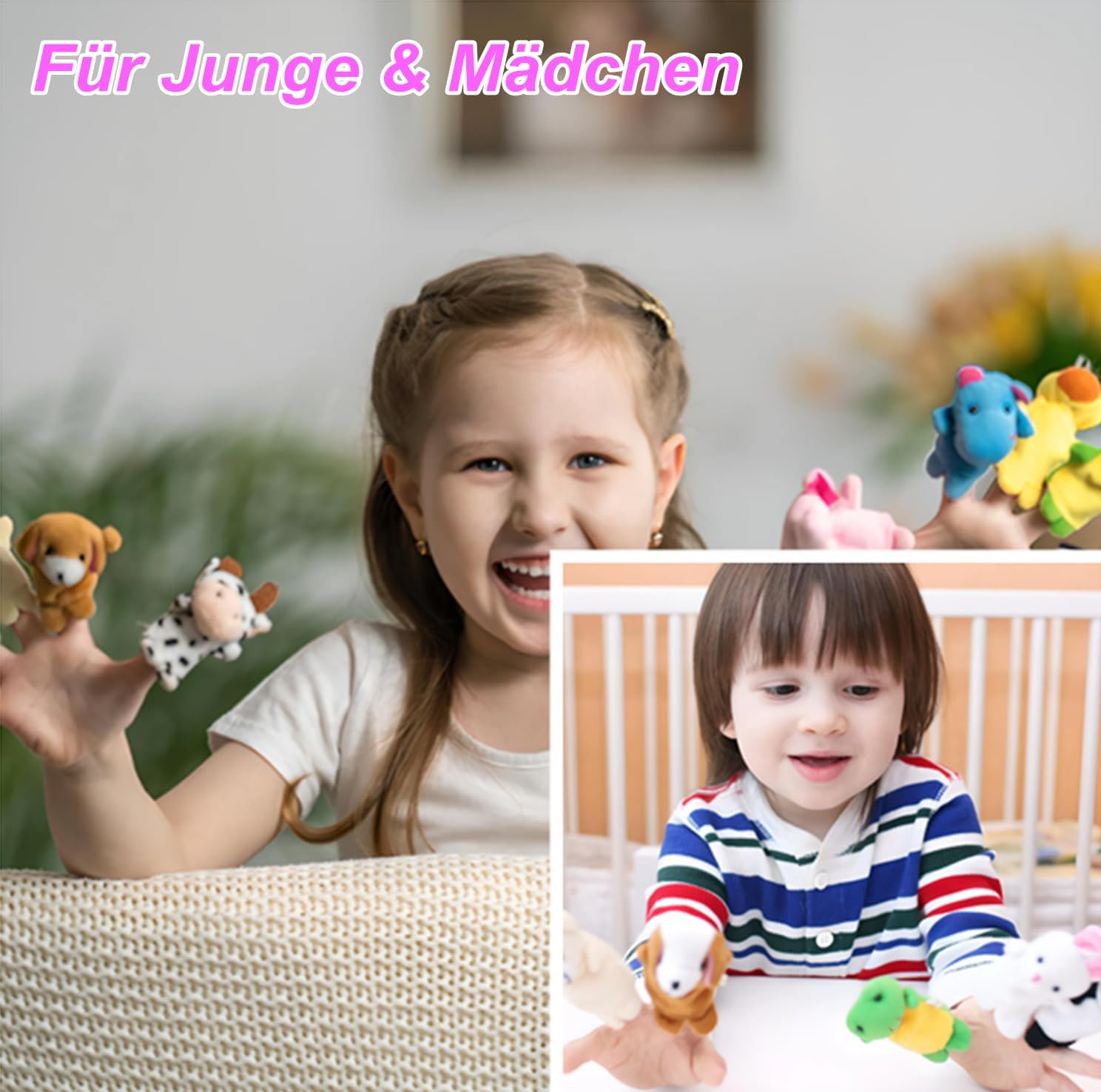 Thumbnail 5 de 20er Fingerpuppen Set für Kinderparty