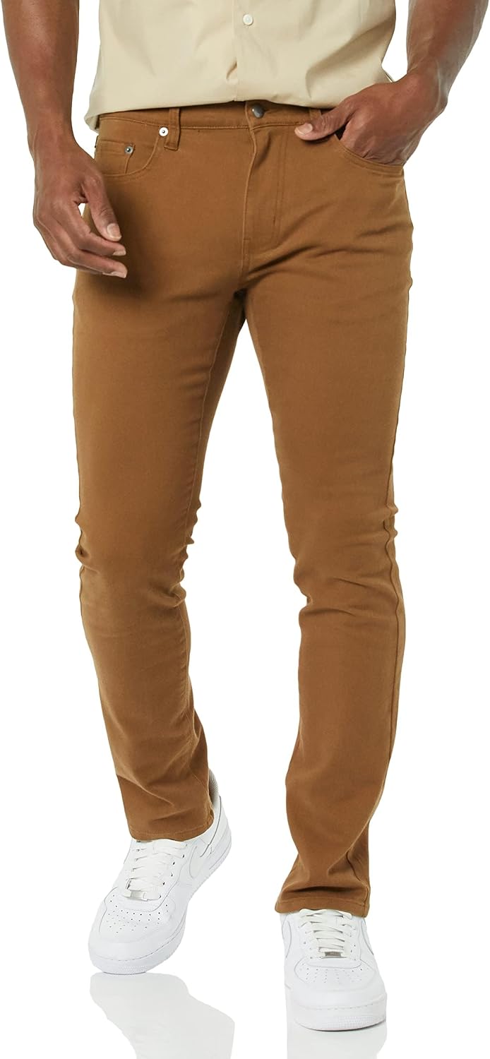 Detalle de Amazon Essentials Pantalón vaquero elástico ceñido hombre