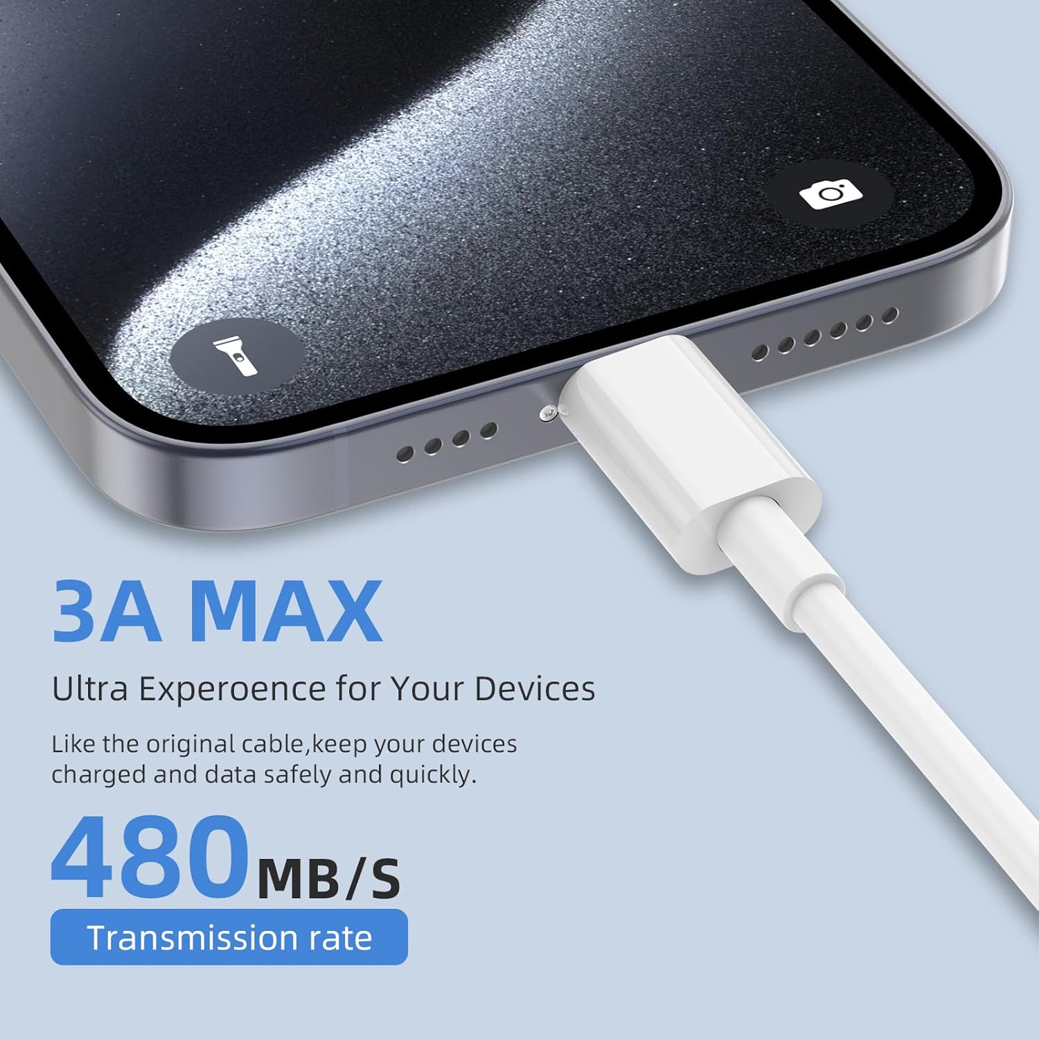 Thumbnail 4 de CarPlay Charger Cord 3ft+6ft 2-Pack