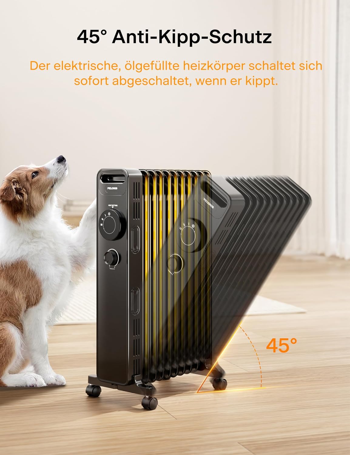 Thumbnail 5 de PELONIS Ölradiator 2300W J‑Lamellen 🏠