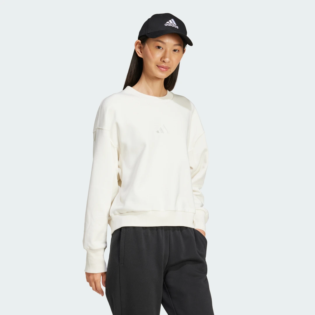 Thumbnail 2 de Sudadera adidas ALL SZN Fleece Loose en blanco