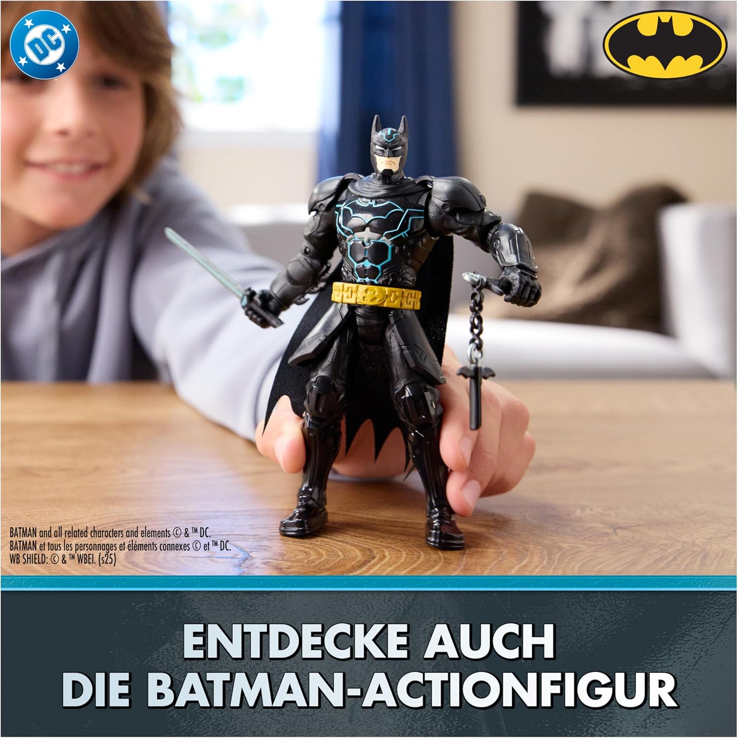 Detalle 2 de DC Comics Batman Ninja Gorilla Grodd Deluxe Action-Figur (15 cm) mit Battle Moves