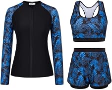 Detalle de JASAMBAC 3-Piece Rash Guard Swimsuit