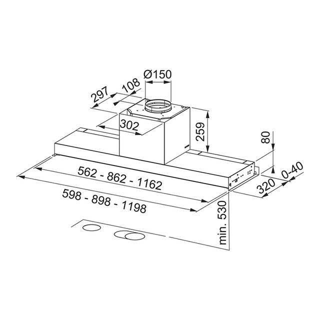 Thumbnail 1 de Franke 3050662836 campana 3 velocidades + intensiva 1 unidad