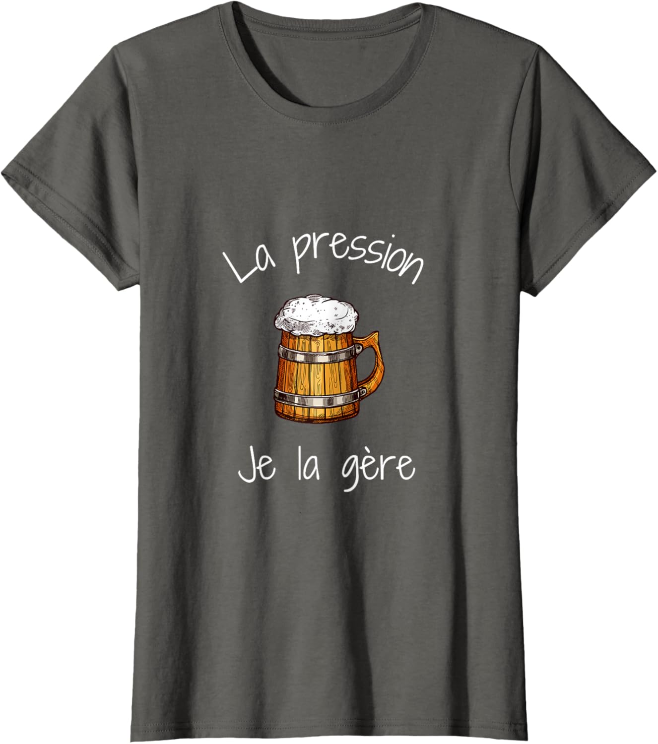 Detalle de Humour Pression T-Shirt bière