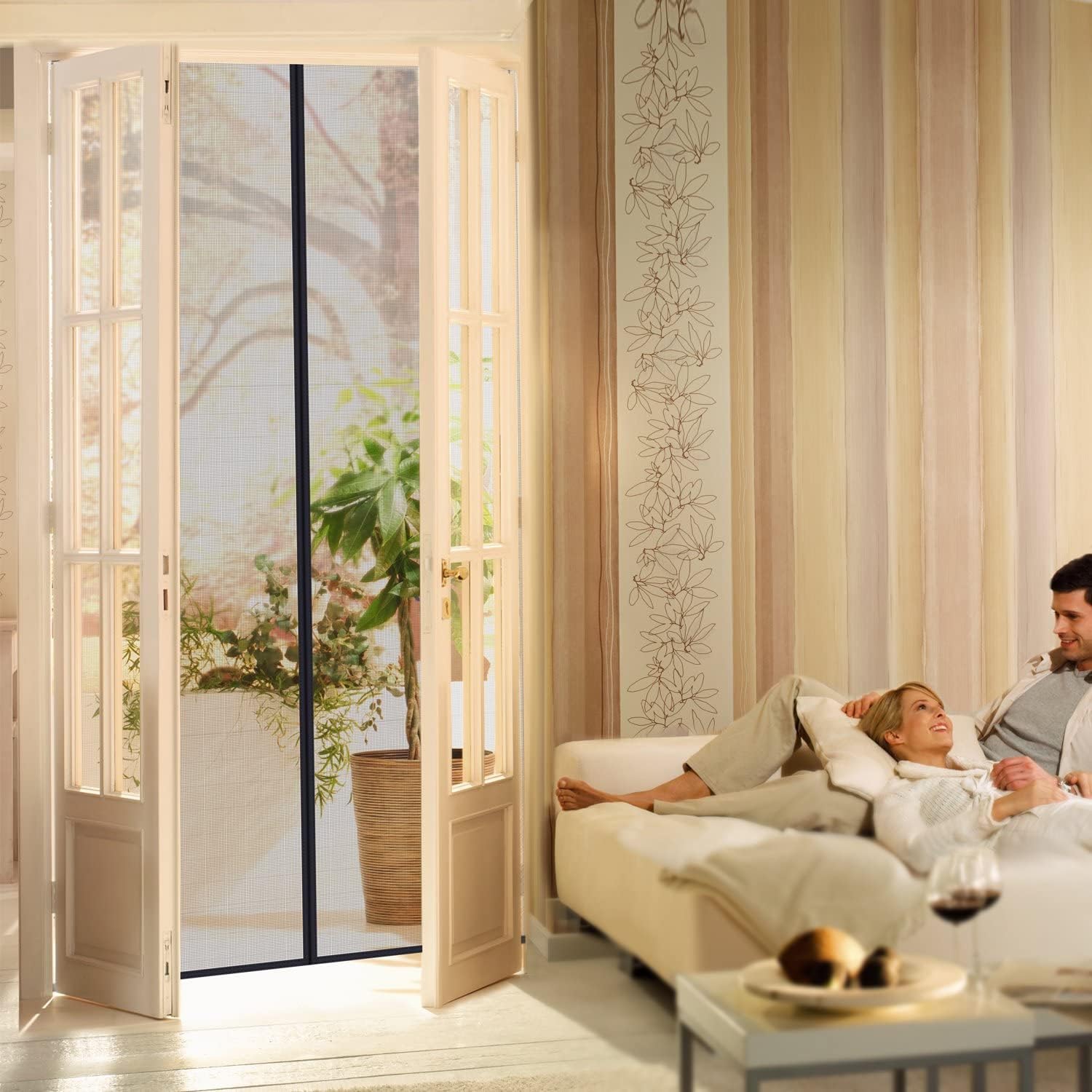 Thumbnail 6 de MYCARBON Zanzariera Magnetica 140x240cm: Zanzariera Porta Finestra a Calamita, traspirante e resistente