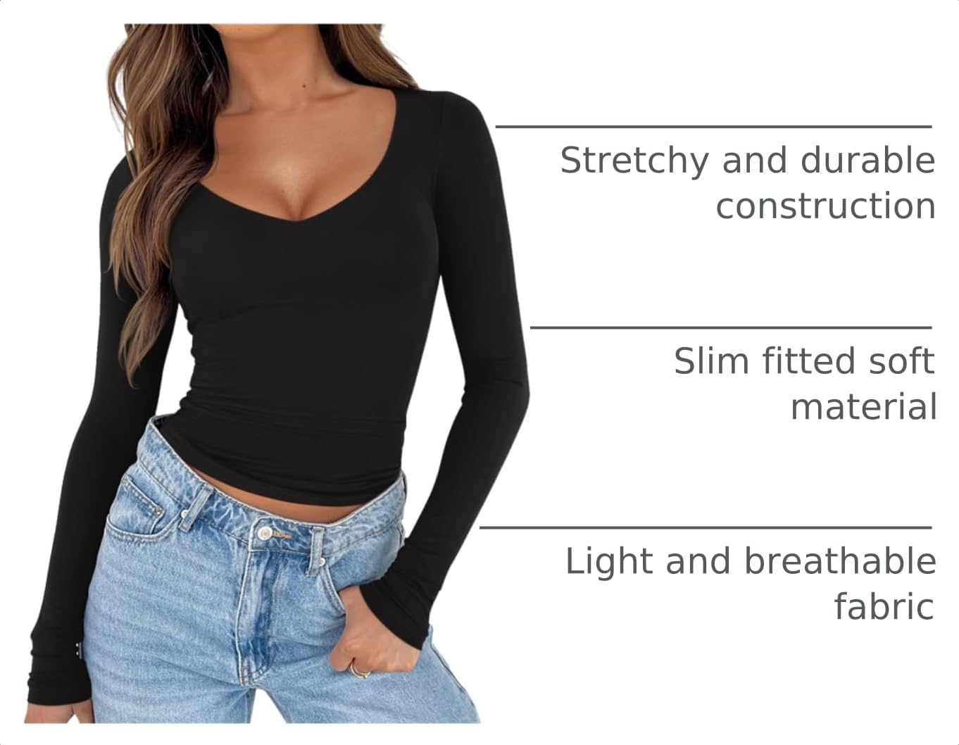 Detalle de REORIA Women's Long-Sleeve Shirt