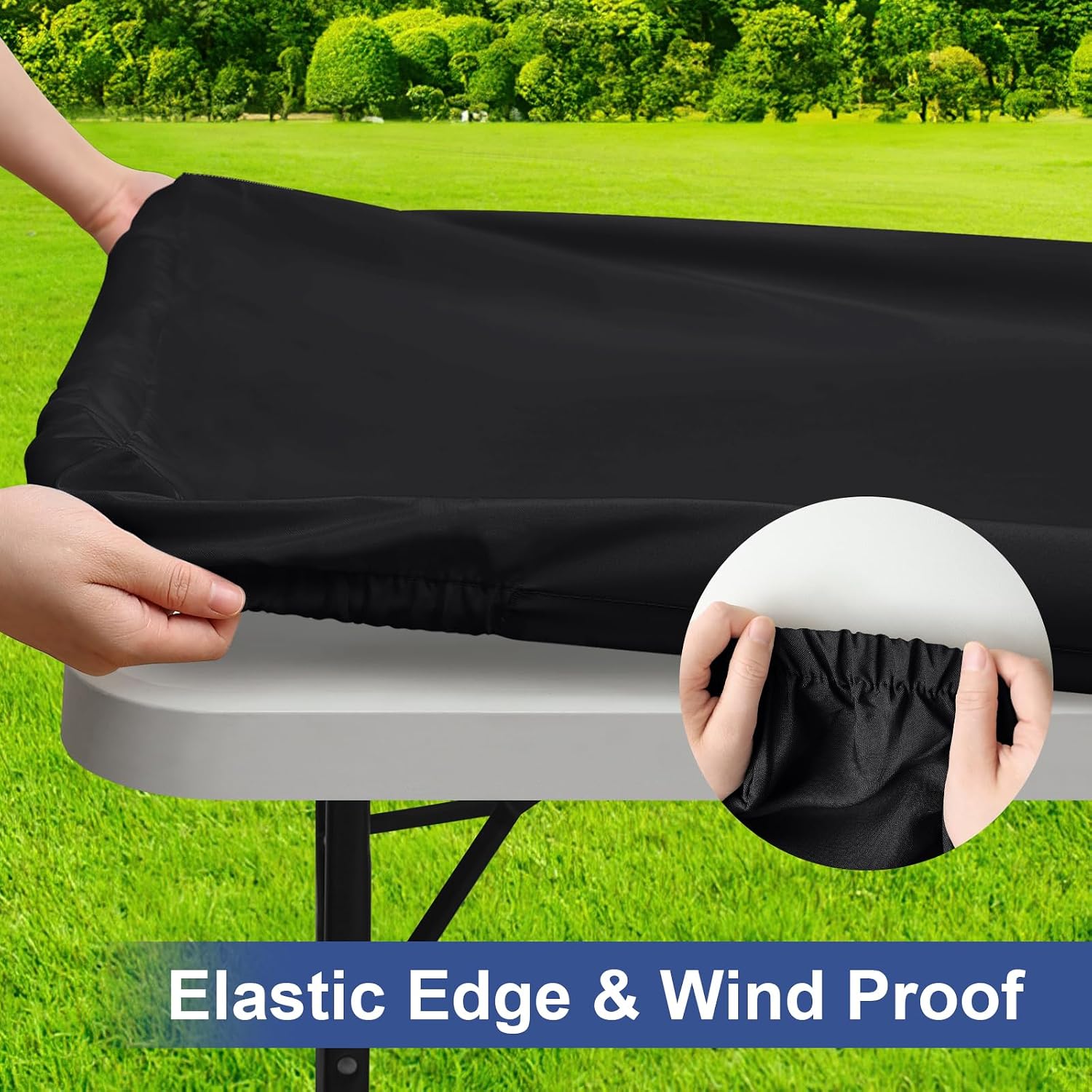 Detalle 2 de homing Rectangle Tablecloth 6 ft Waterproof 🍽