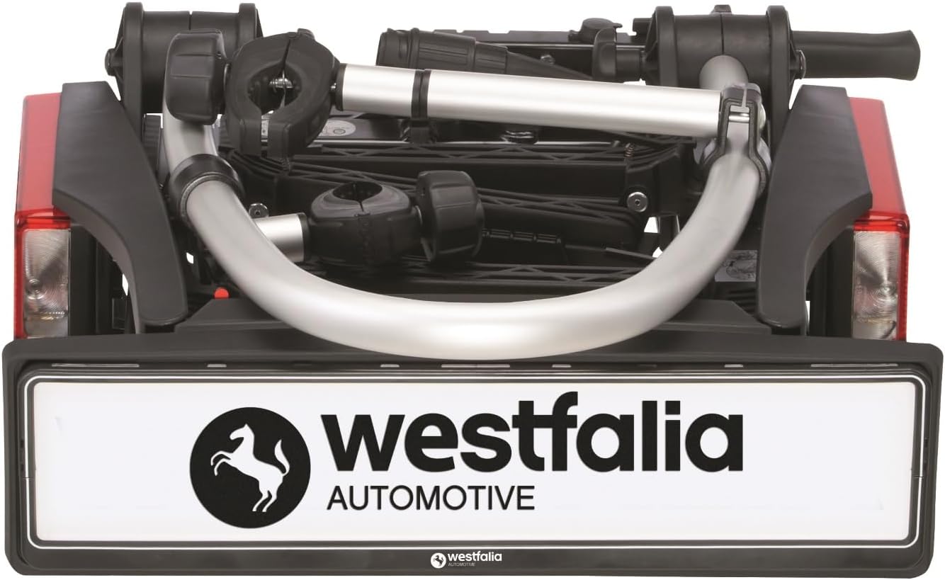 Thumbnail 2 de Westfalia Porte-vélos BC 60 pour Attelages avec Sacoche Incluse — 2 vélos, pliable, adapté VÉLOS ÉLECTRIQUES
