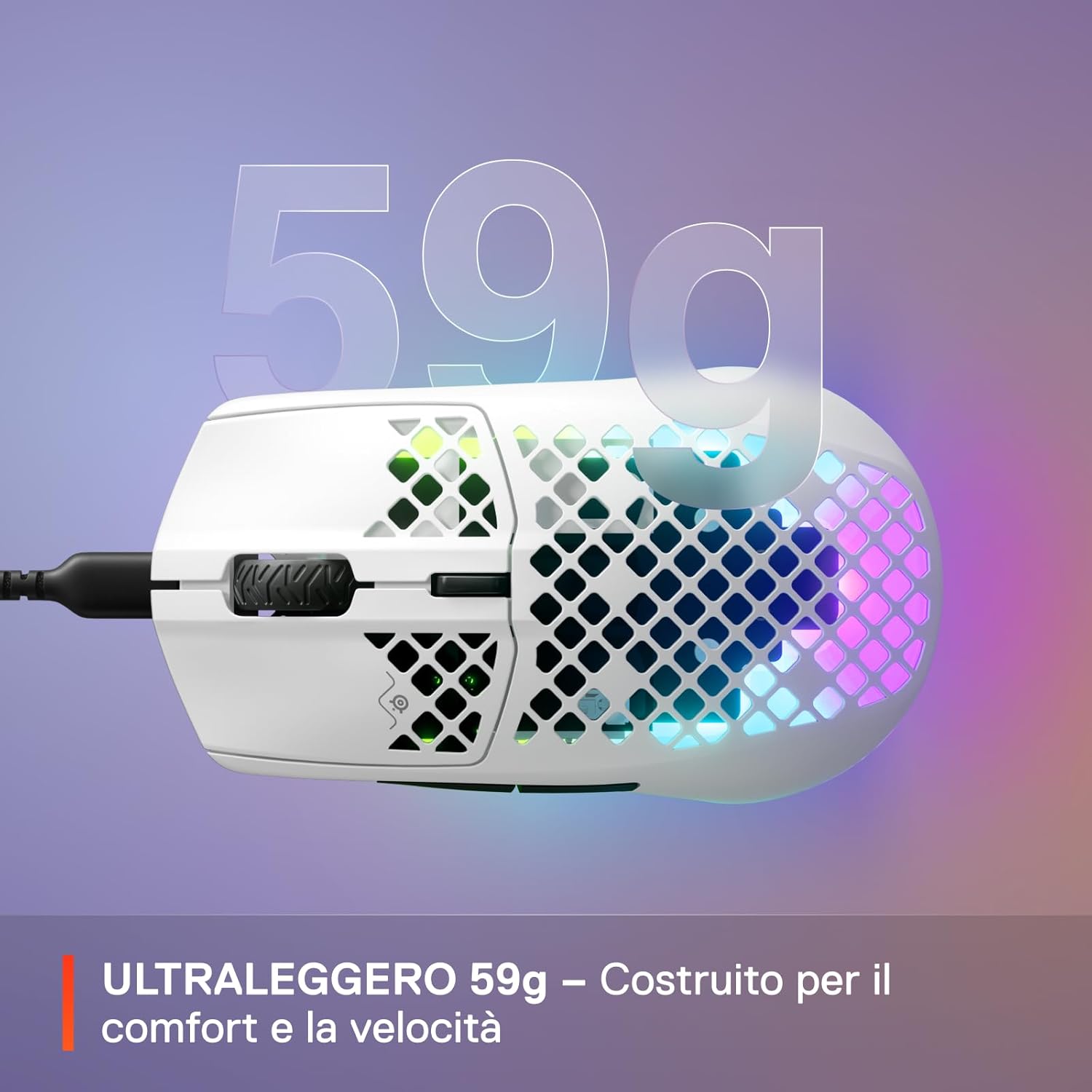 Thumbnail 4 de SteelSeries Aerox 3 Mouse da gioco ultraleggero