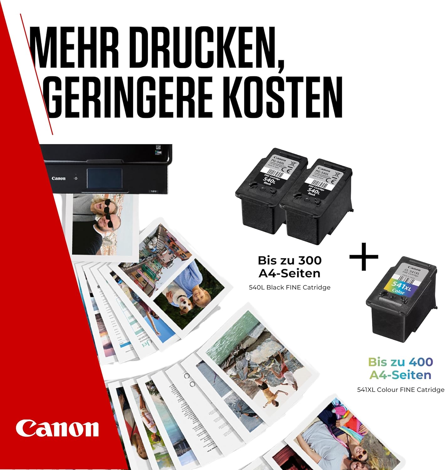 Thumbnail 3 de Canon Tinte & Papier Multipack PG-540L/CL-541XL – Originalpatronen für PIXMA