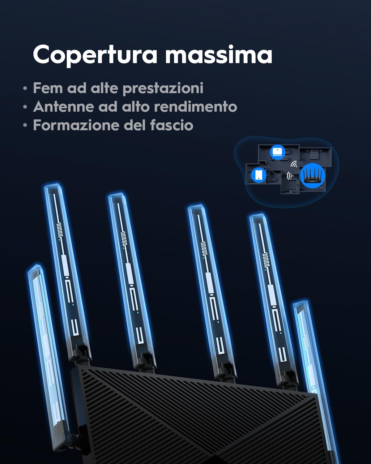 Detalle de Router WiFi 7 BE11000 Cudy WR11000
