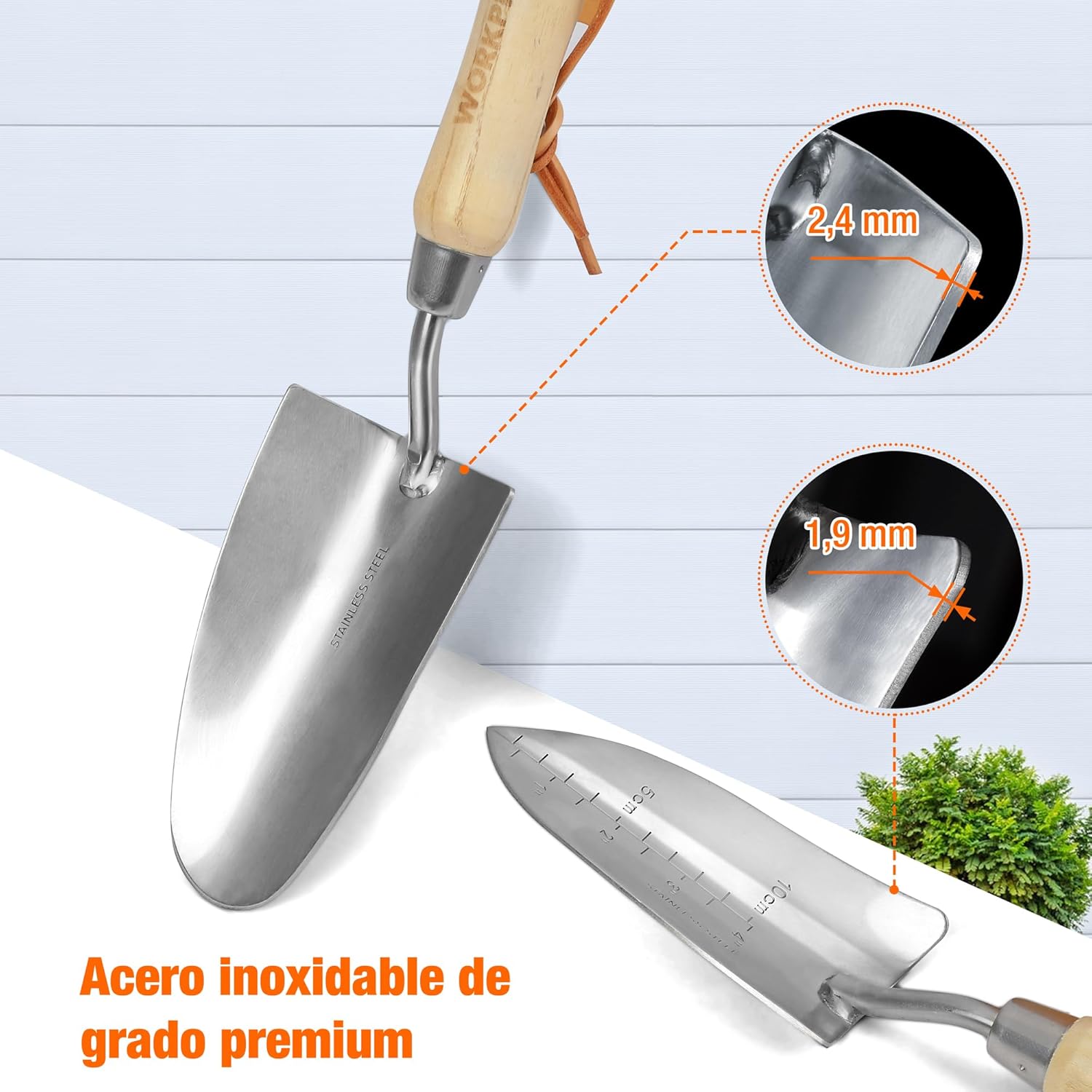 Thumbnail 2 de WORKPRO Juego de Herramientas para Jardín 8PC