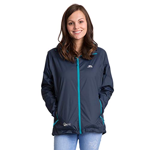 Thumbnail 1 de Trespass Womens Waterproof Packaway Jacket Qikpac Navy, Size 18