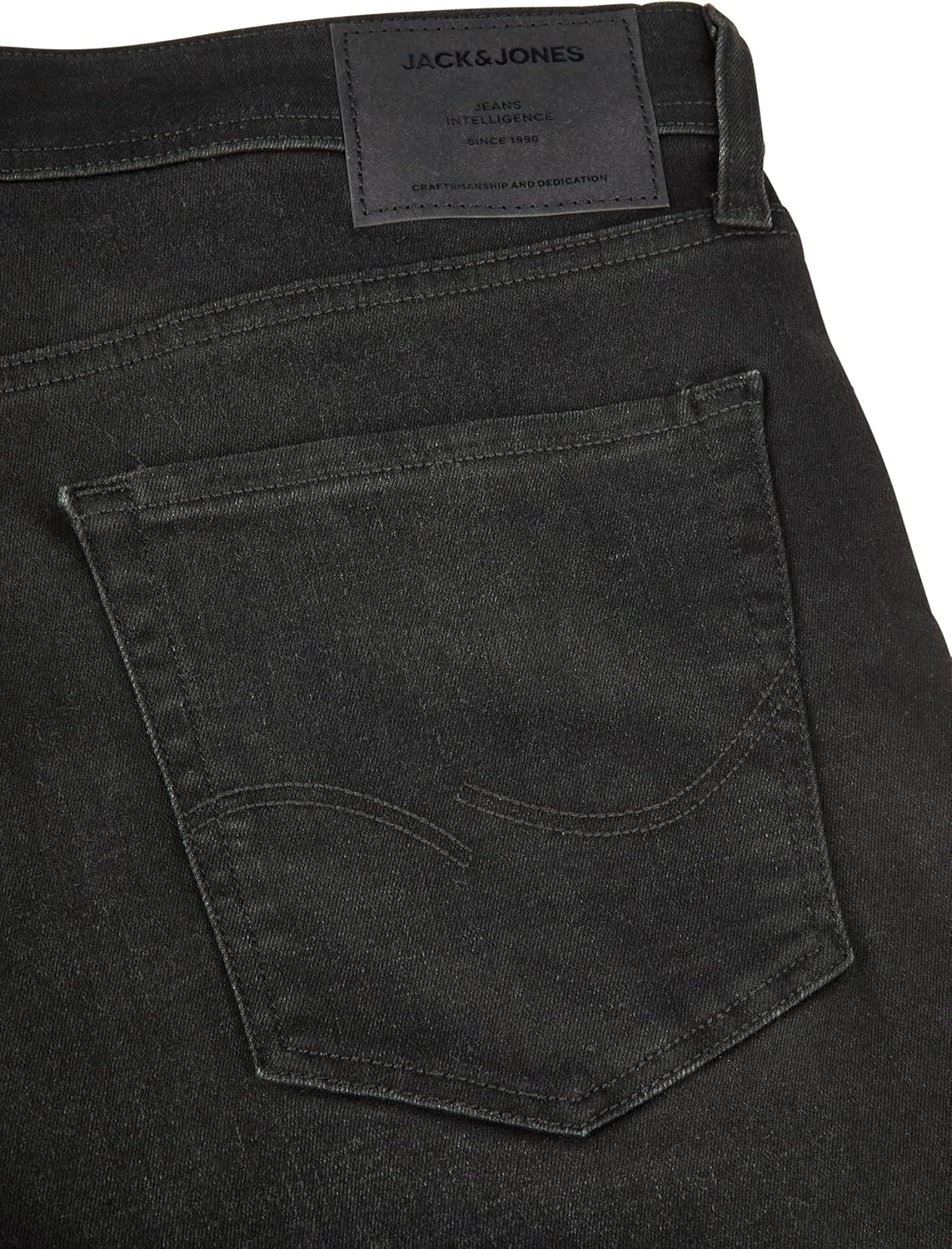 Thumbnail 3 de JACK & JONES Herren-Jeans Slim Fit Stretch JJIGLENN (Denim, Blau/Schwarz)