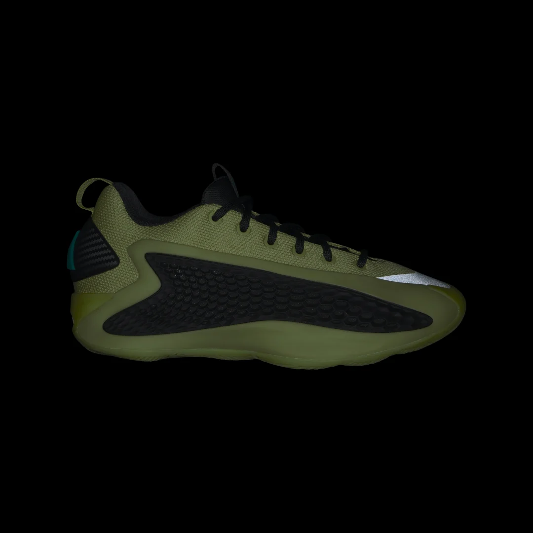 Detalle 2 de Adidas Anthony Edwards 1 Low Basketball niño Verde