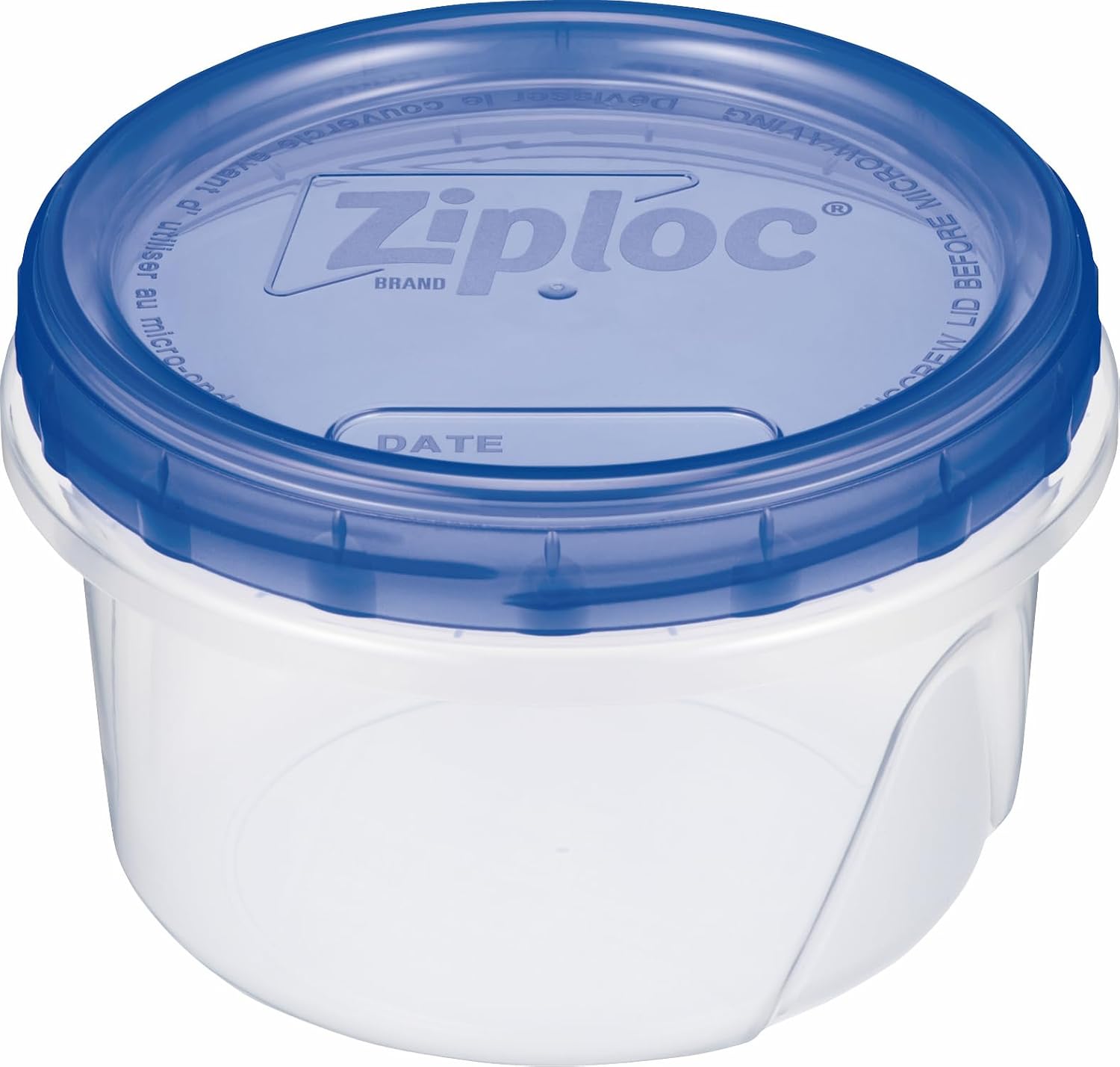 Detalle de Ziploc スクリューロック 473ml 保存容器 ポリプロピレン製 2個入×4個