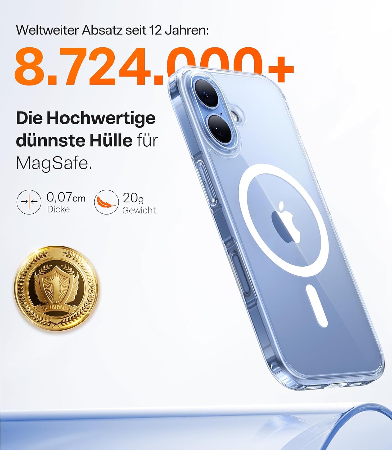 Thumbnail 5 de TORRAS Ultra Dünn Hülle iPhone 17 MagSafe