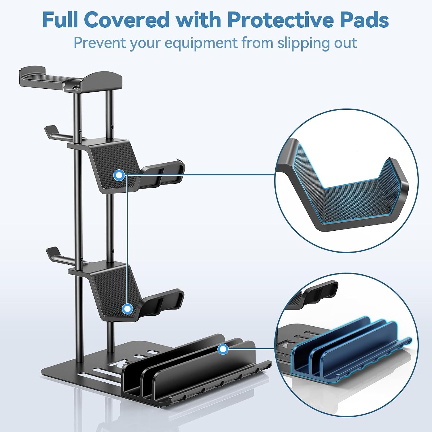 Detalle de KDD Headphone Stand, Game Controller Holder & Headset Stand for Desk