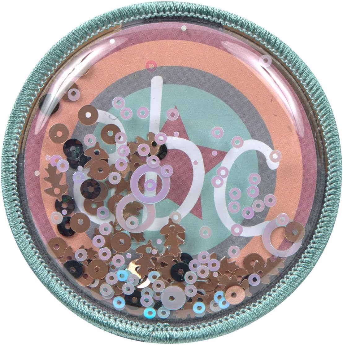 Detalle 2 de LÄSSIG Anhänger Patchset Blau Mint