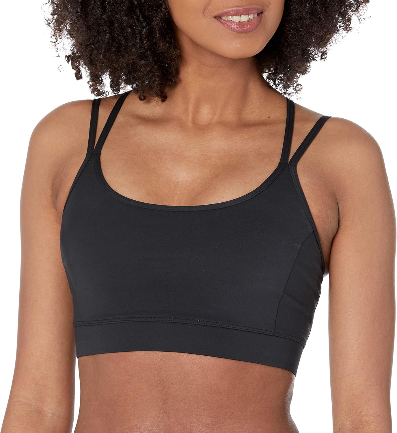 Detalle de Amazon Essentials Women's Padded Comfy Sports Bra - Active Sculpt Strappy Back