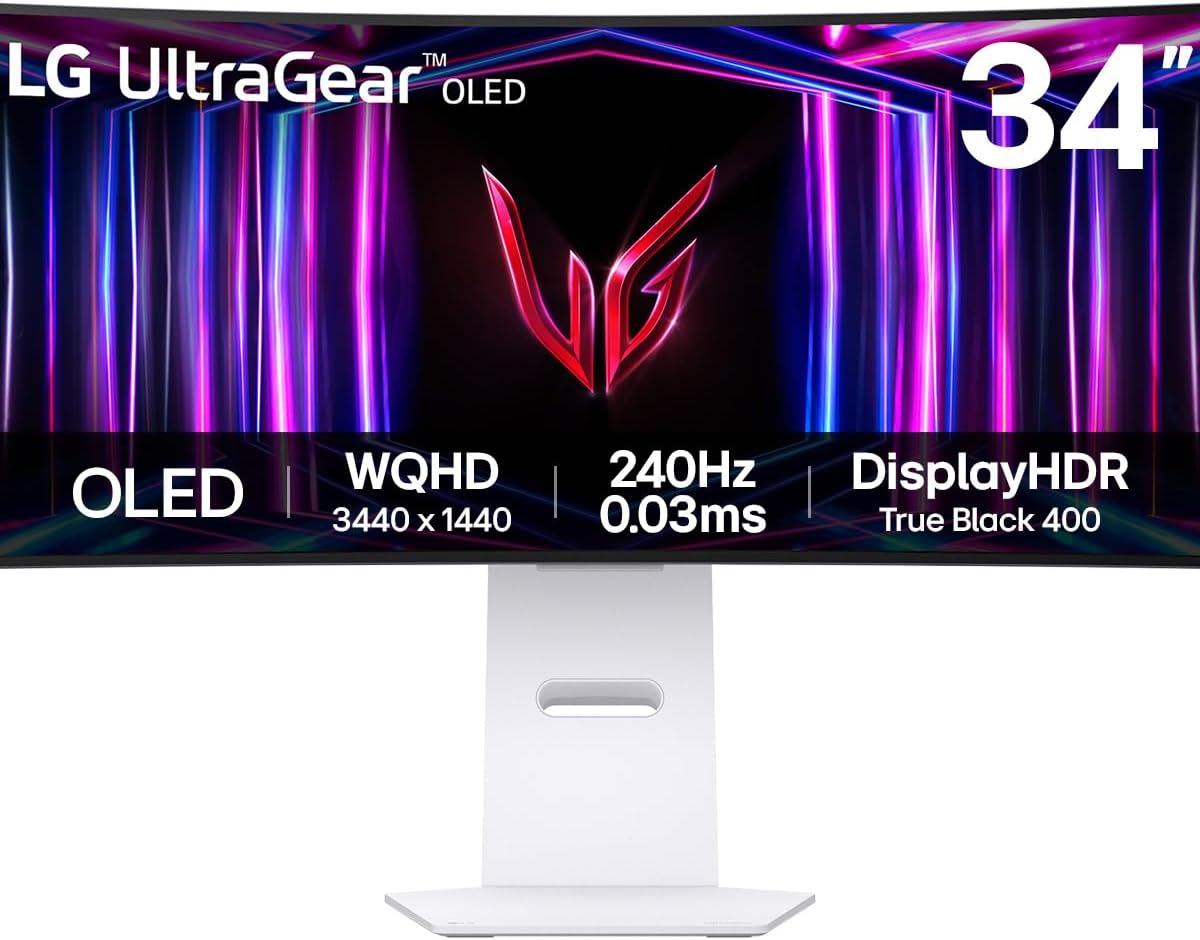 Detalle de LG Ultragear Curved OLED Gaming Monitor 34GS95QE