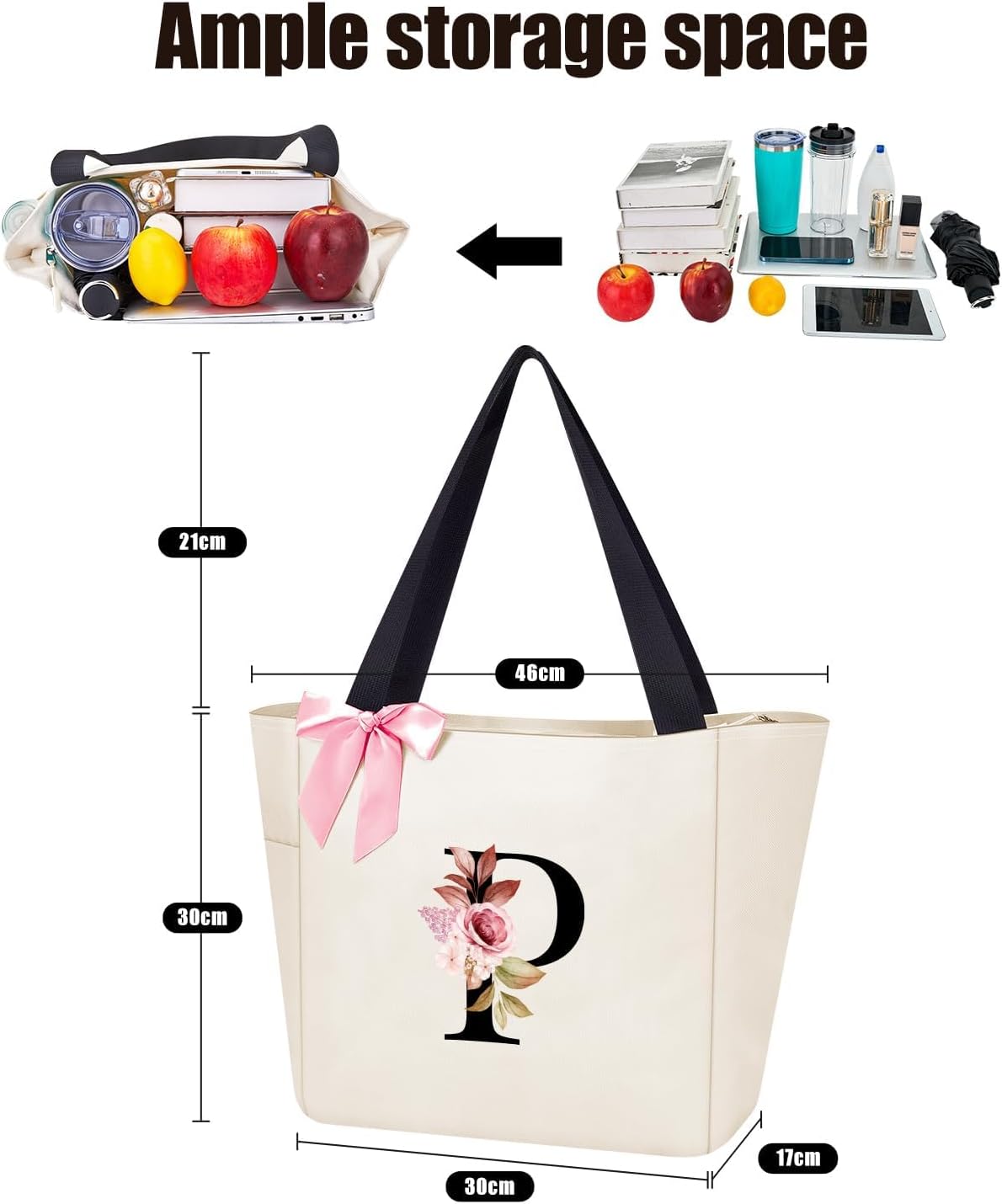 Thumbnail 2 de Vavabox A-Z Initial Personalised Tote Bag
