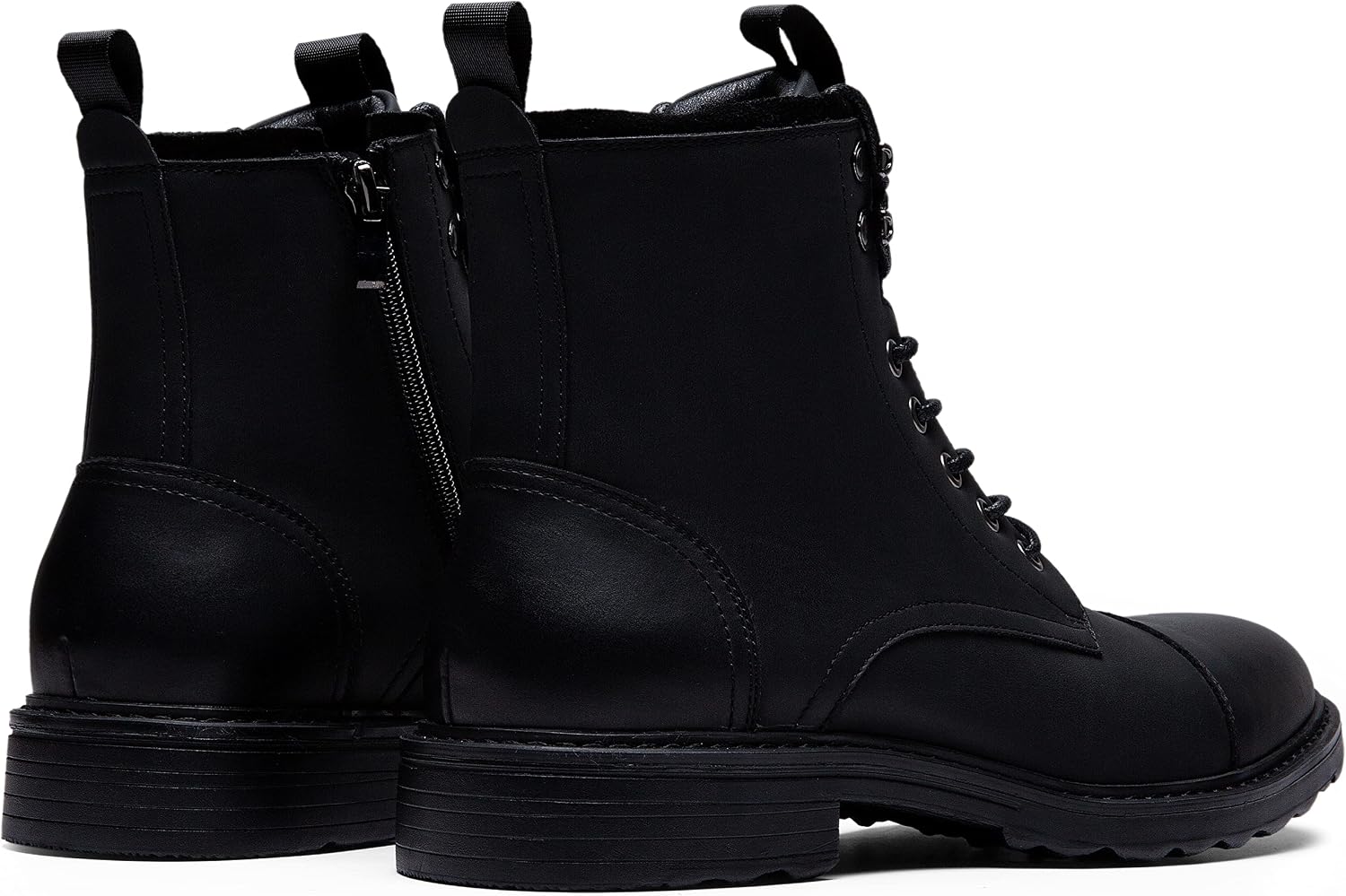 Detalle 2 de Vostey Men's Motorcycle Boots, Synthetic Leather