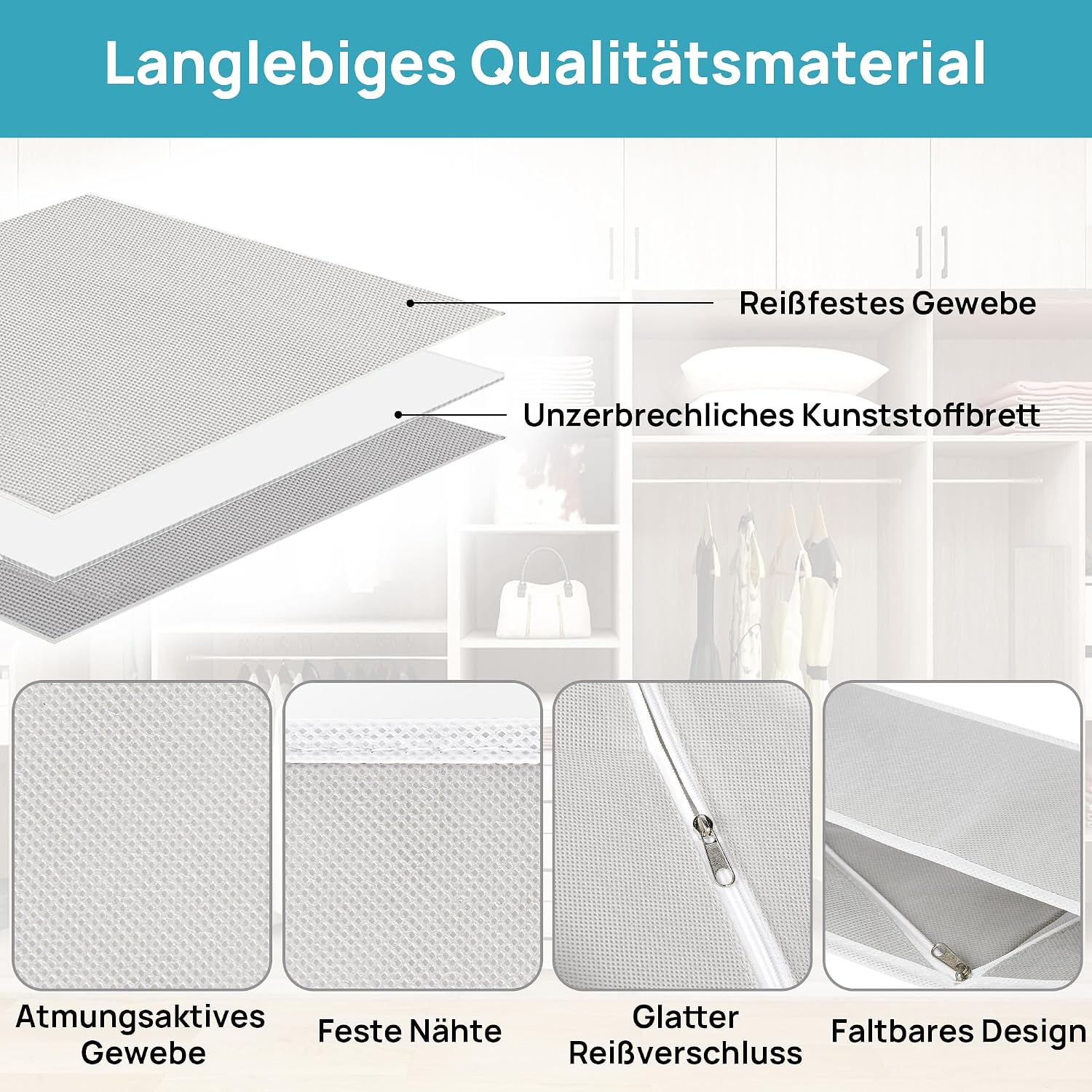 Thumbnail 6 de Vtopmart Kleiderschrank Organizer 12er Set