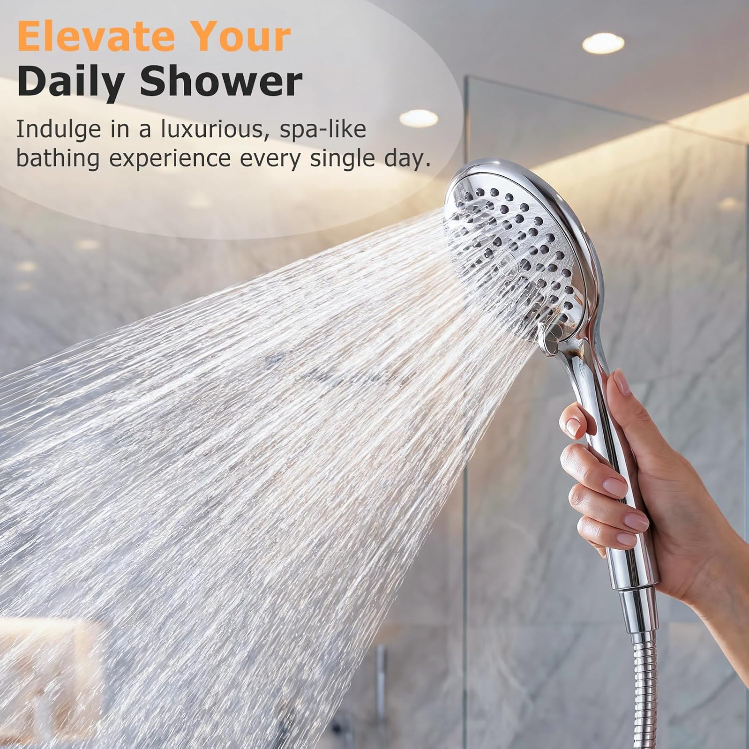 Thumbnail 6 de FEELSO Handheld Showerhead, 5-Mode