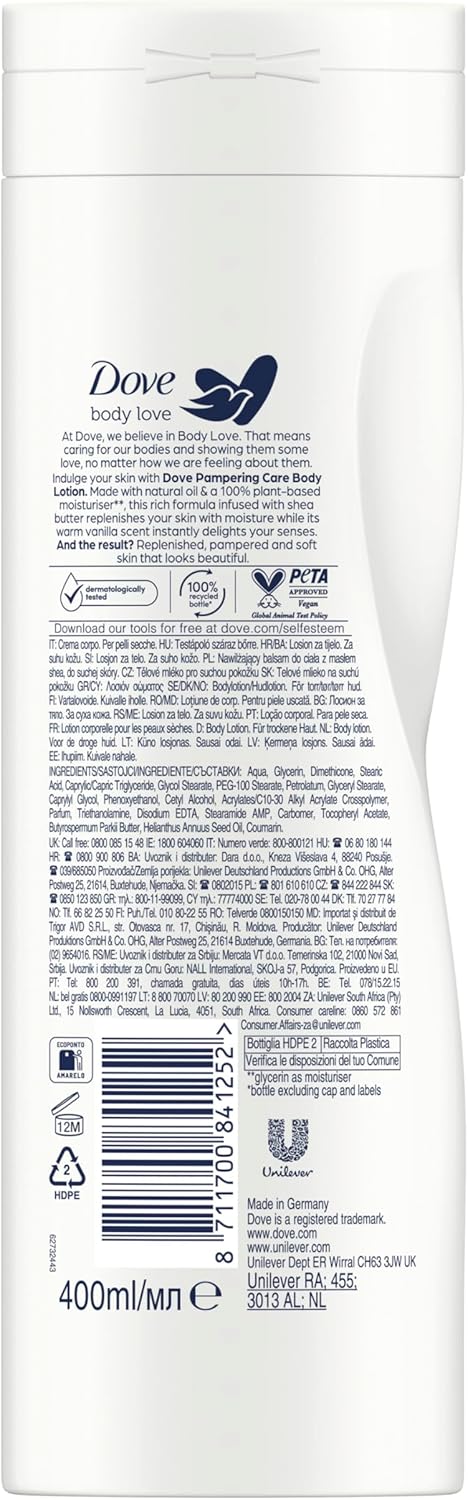 Thumbnail 1 de Dove Body Love Pampering Care 400 ml