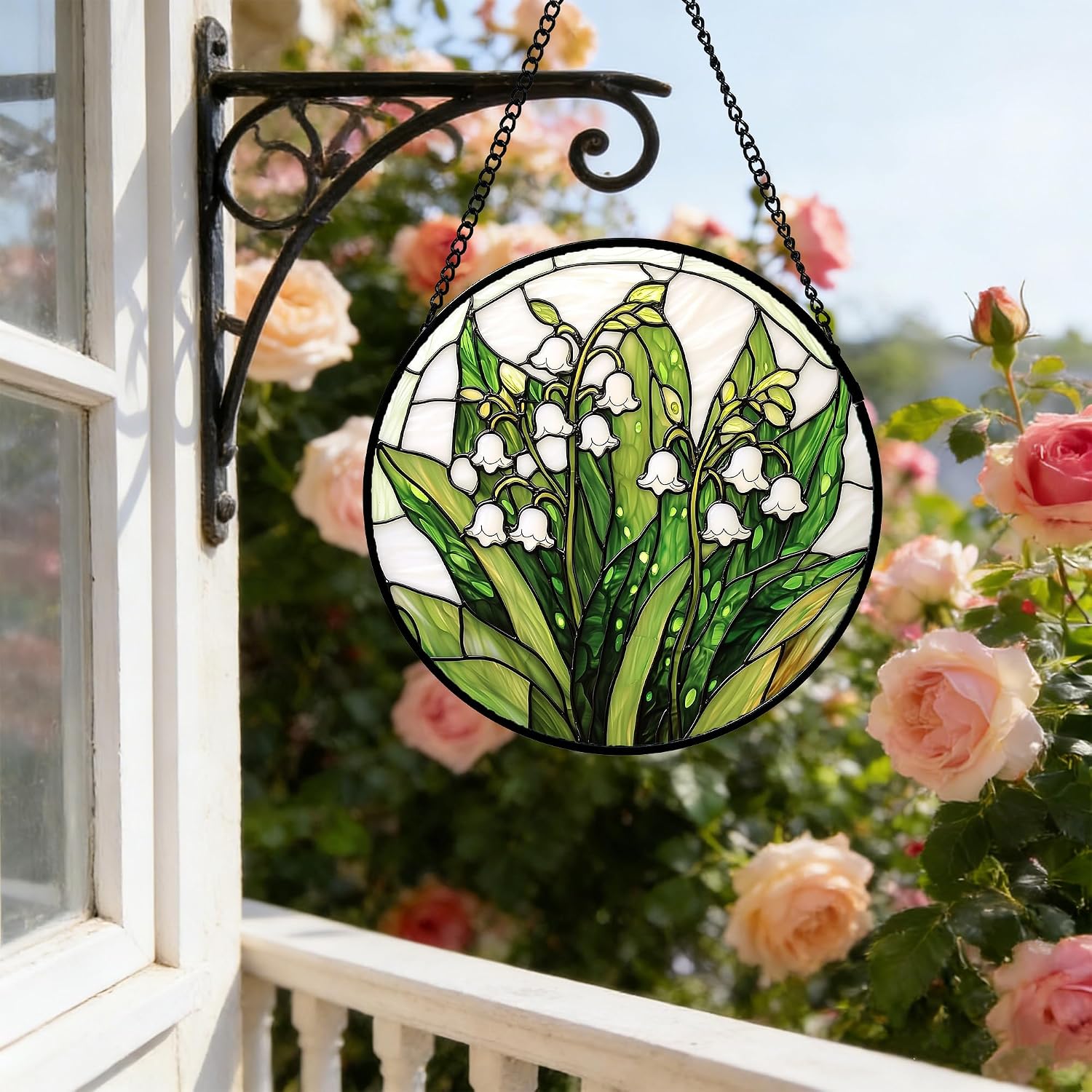 Thumbnail 4 de Stained Glass Suncatcher 6.3-Inch