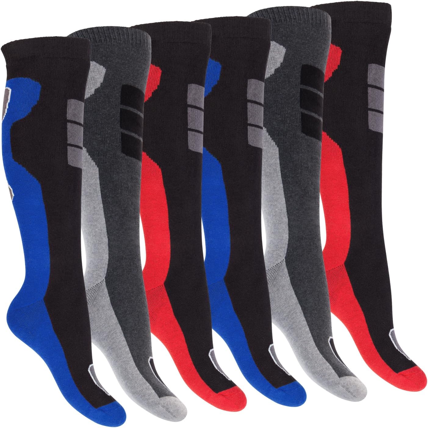 Detalle de Footstar Thermal Knee Socks, 6 Pairs, Full Terry Lining