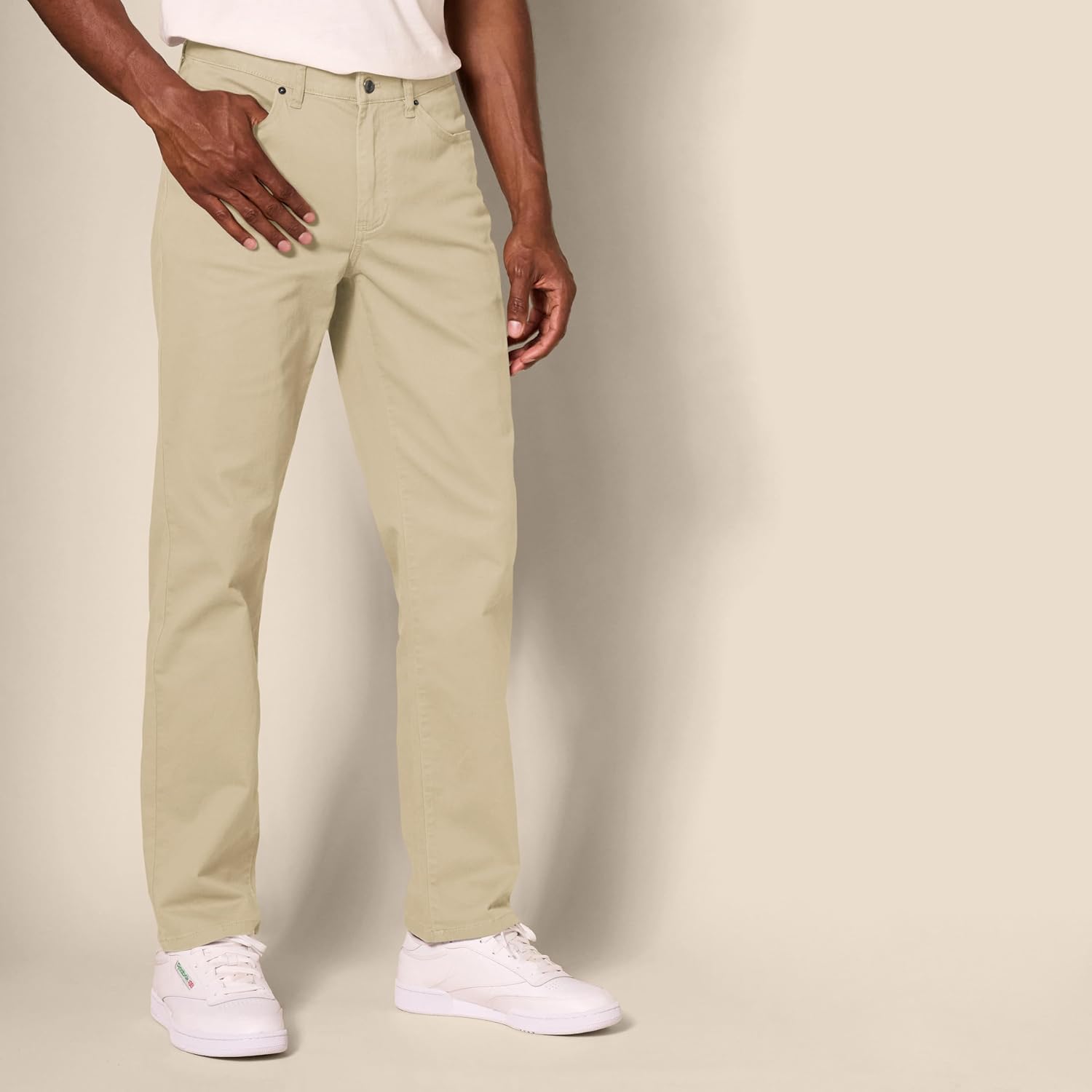 Detalle de Herren 5-Pocket-Stretch-Twillhose 19,7 cm