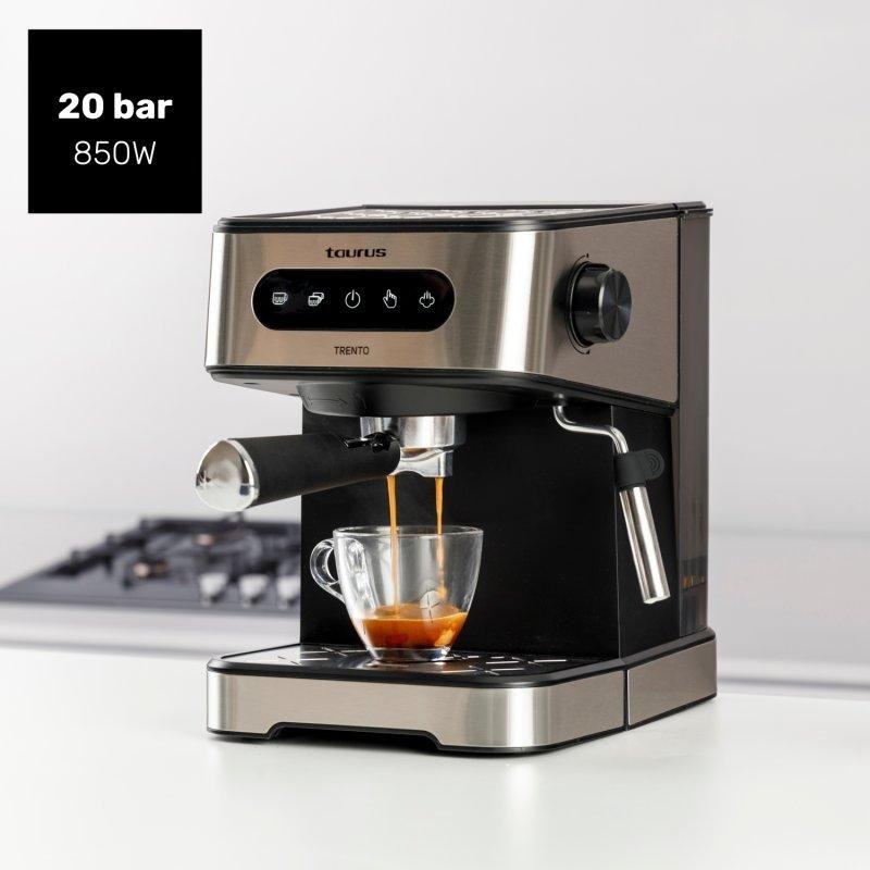 Thumbnail 3 de Cafetera Espresso Taurus Trento 1,5 L 20 Bares con panel táctil y vaporizador